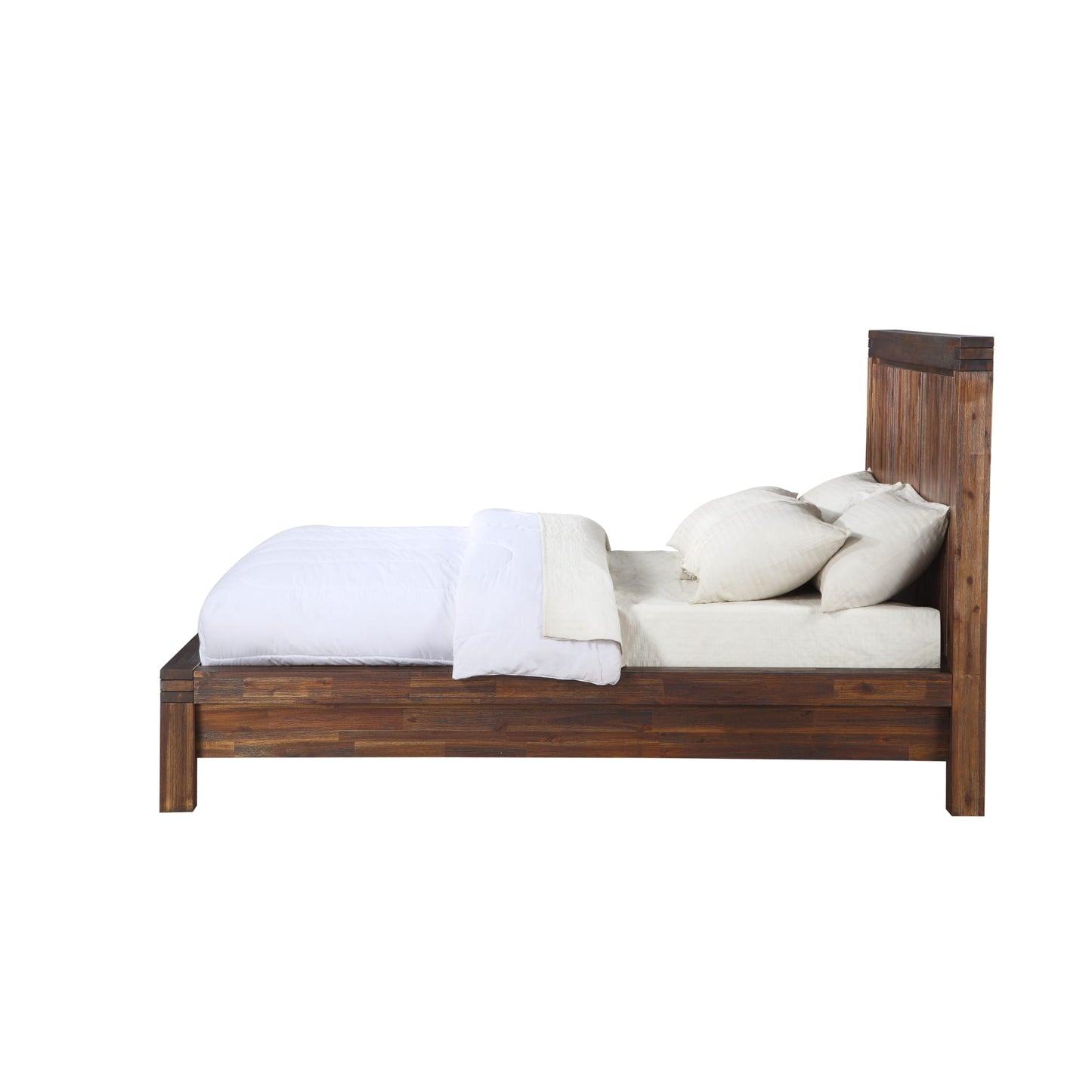 Modus Meadow Solid Wood Platform Bed in Brick Brown