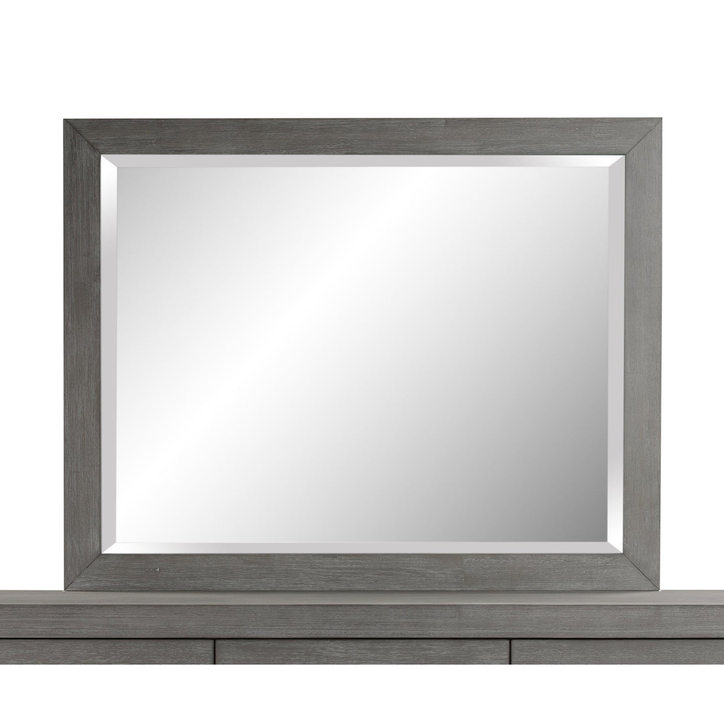 Modus Melbourne Beveled Glass Mirror in Mineral