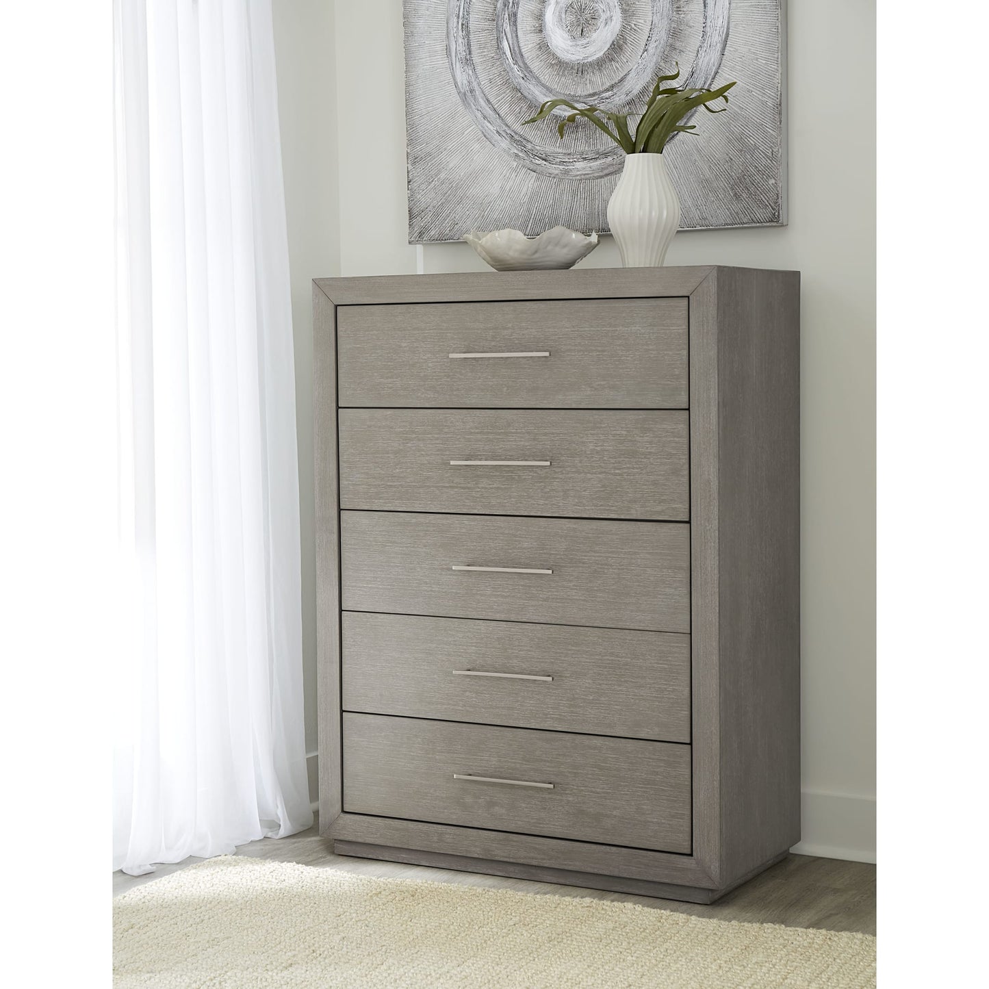 Modus Modus Modus Melbourne Five Drawer Chest in Mineral