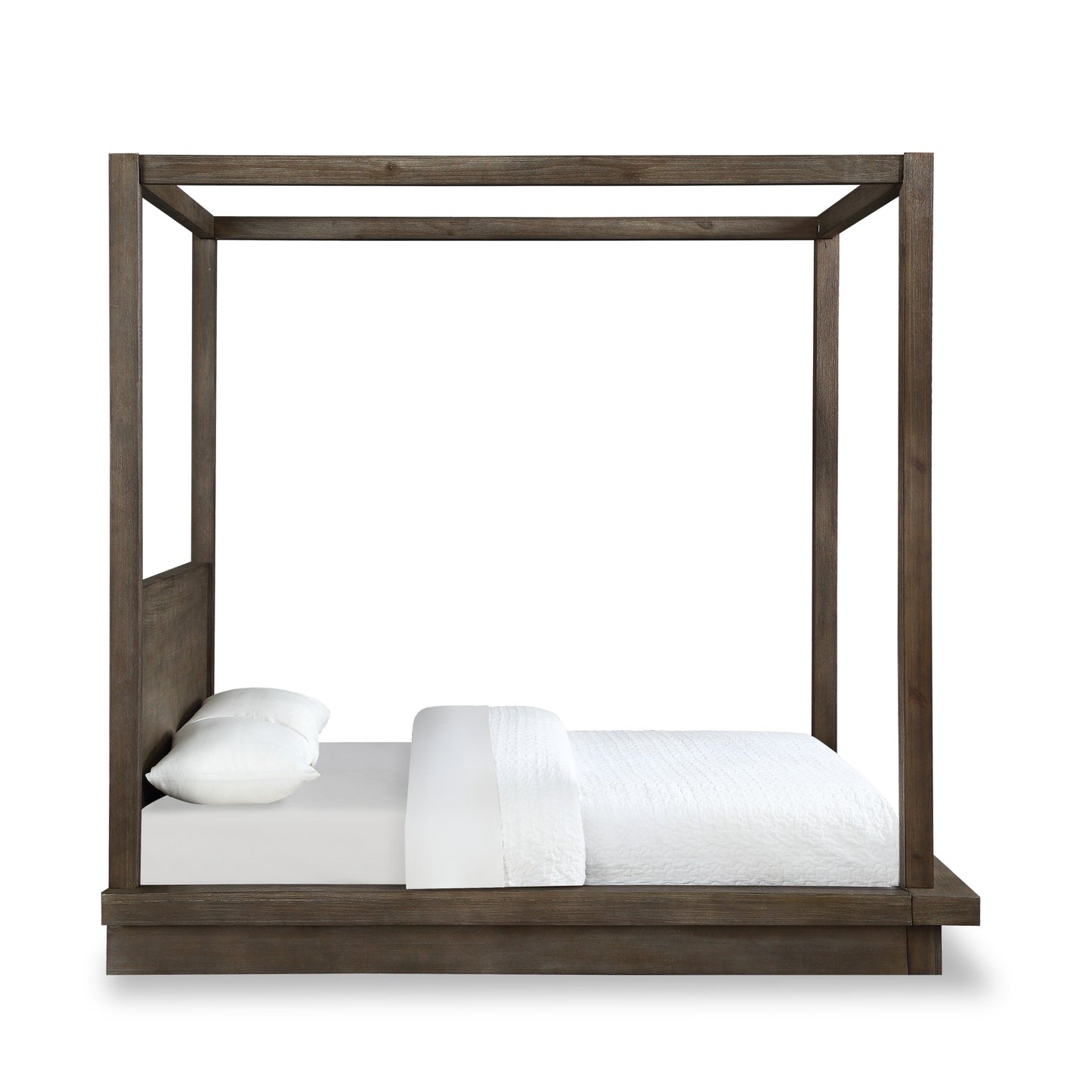 Modus Melbourne Wood Canopy Bed in Dark Pine