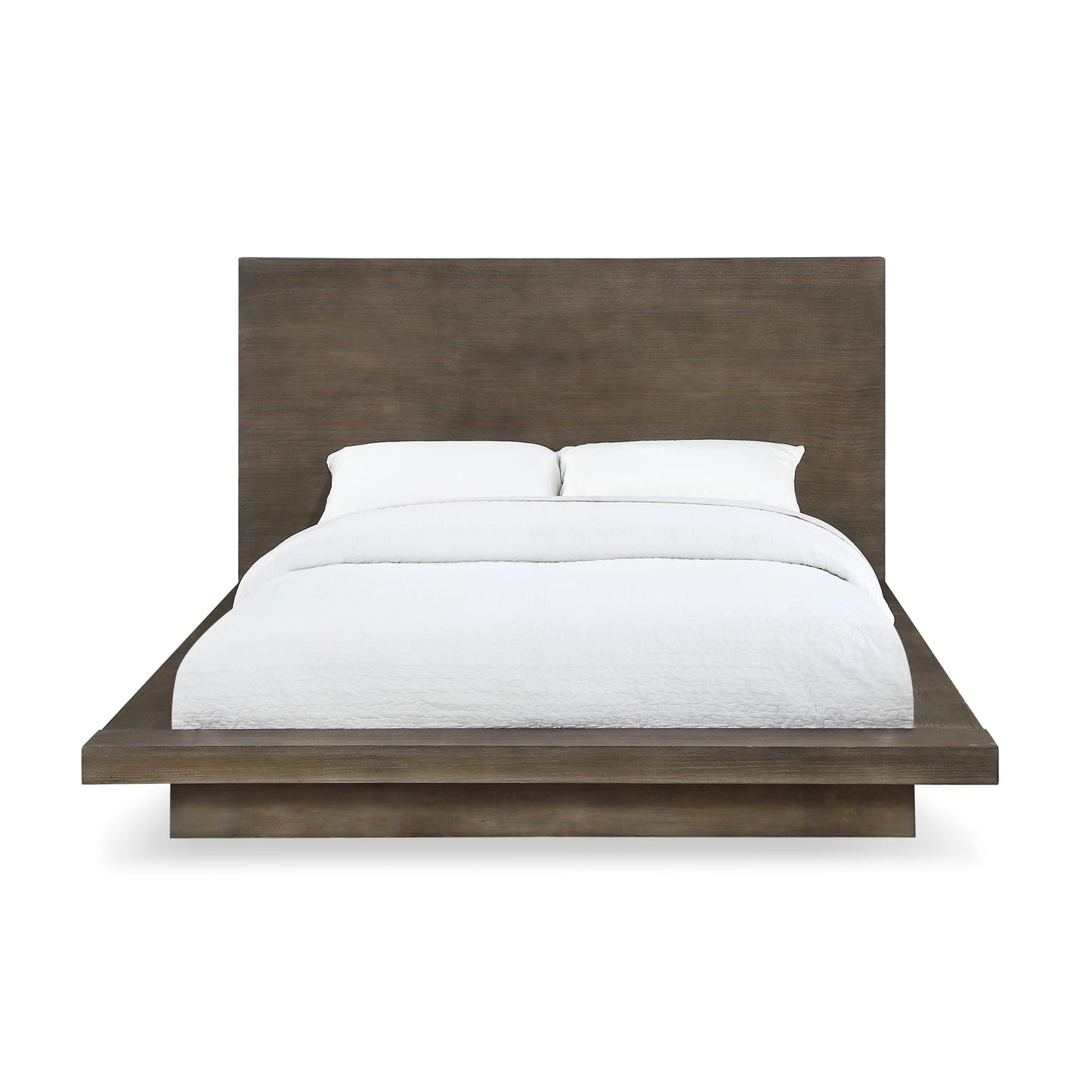 Modus Melbourne Wood Platform Bed in Dark Pine