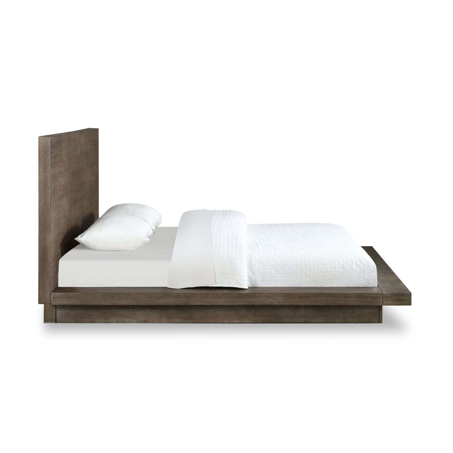 Modus Melbourne Wood Platform Bed in Dark Pine