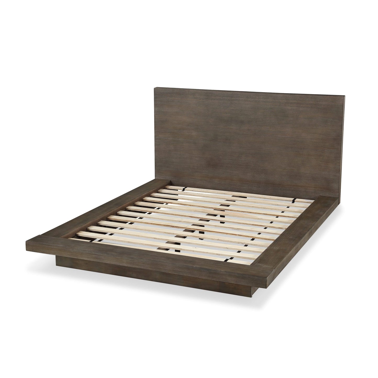 Modus Melbourne Wood Platform Bed in Dark Pine