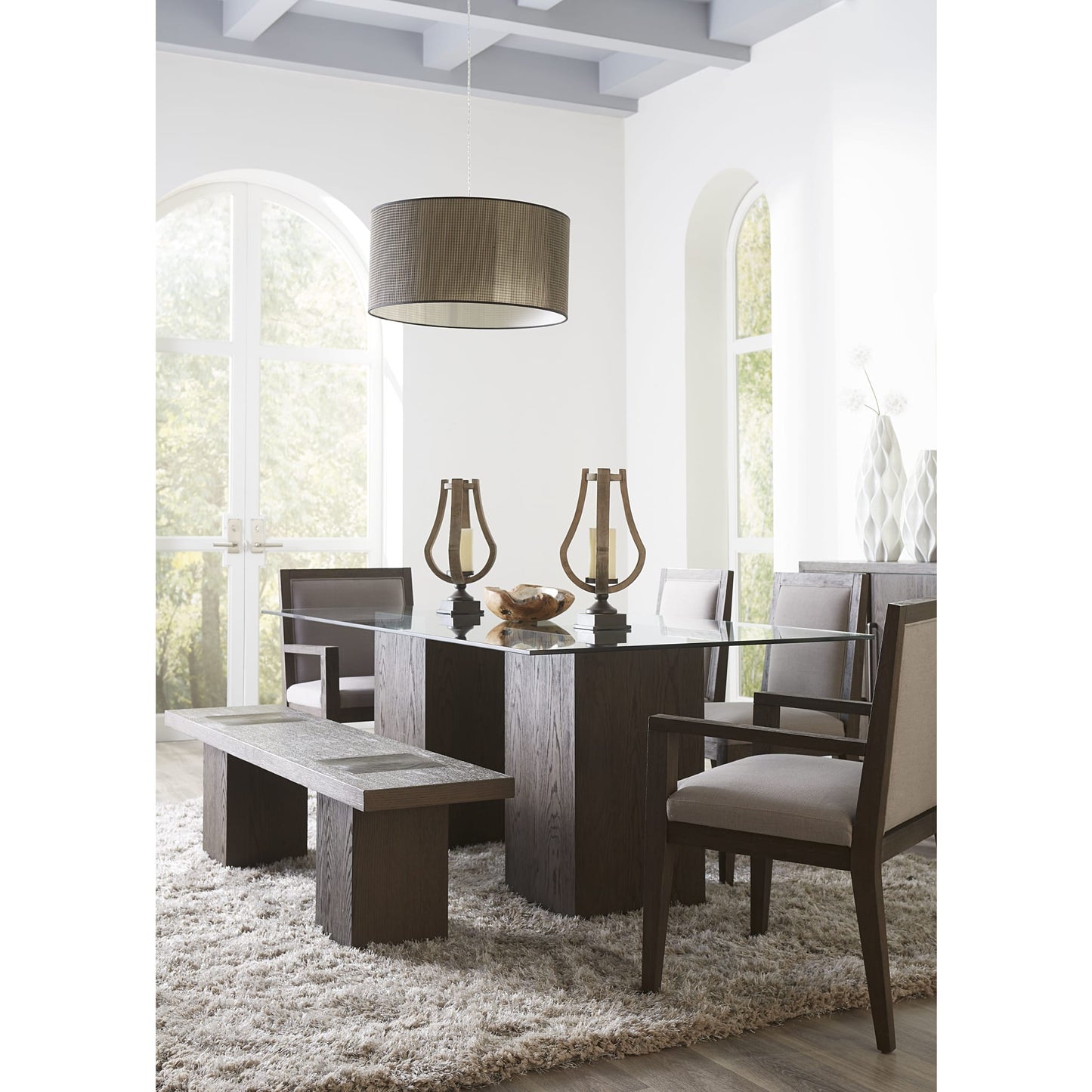 Modus Modesto Wooden Dining Bench in French Roast