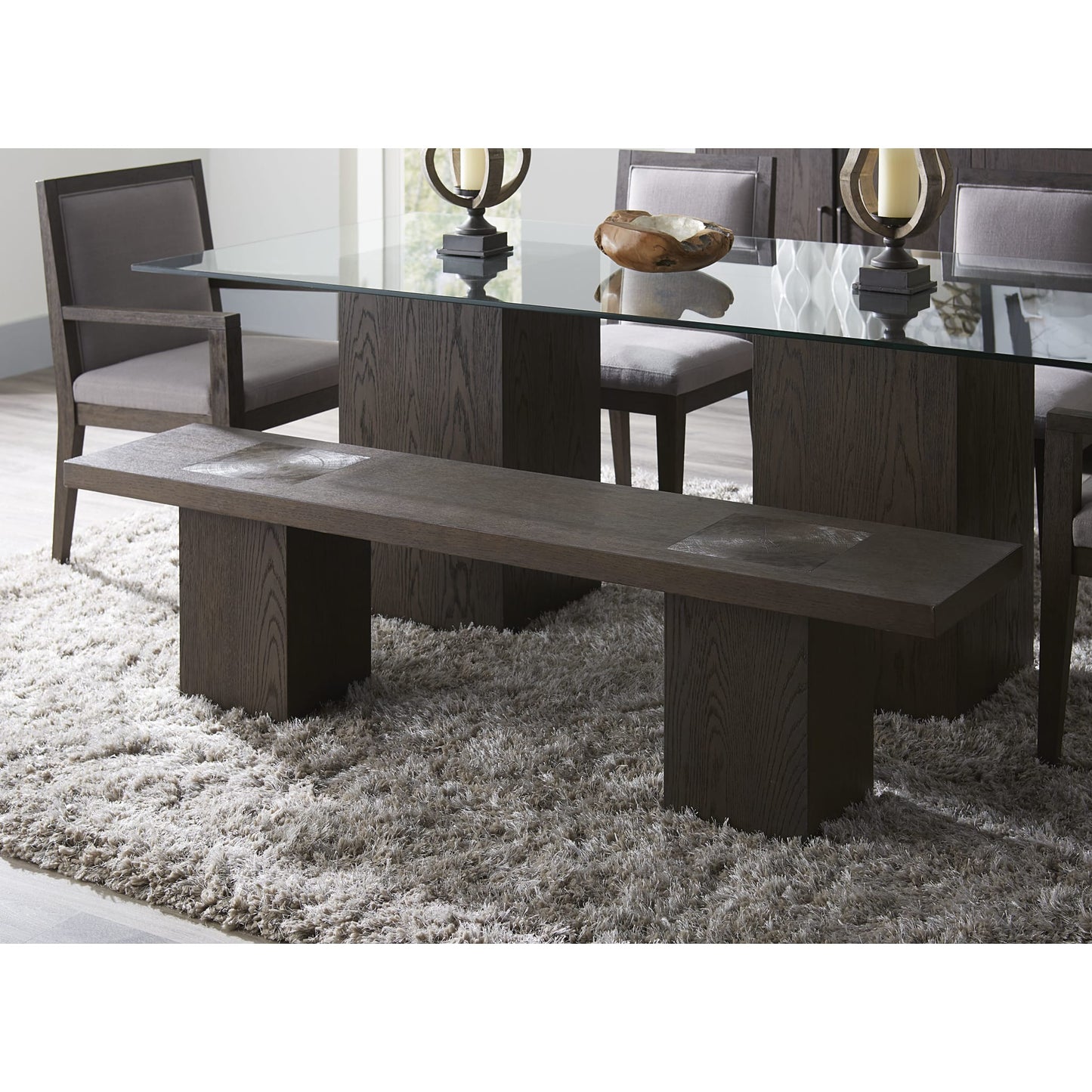 Modus Modesto Wooden Dining Bench in French Roast
