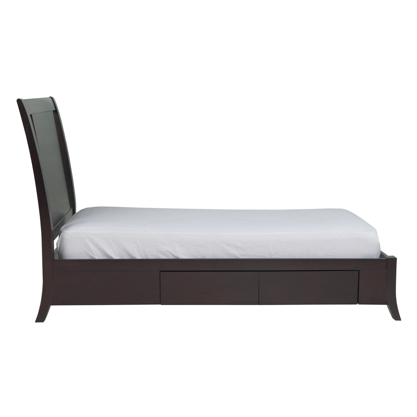 Modus Nevis Low Profile Storage Bed in Espresso