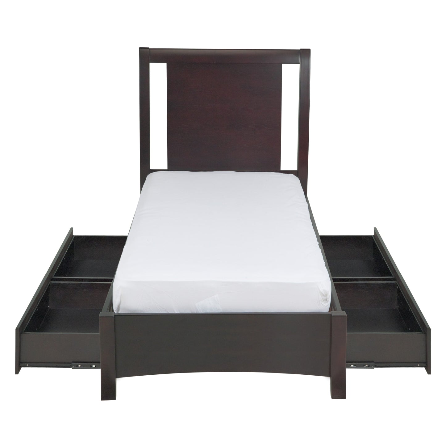Modus Nevis Low Profile Storage Bed in Espresso