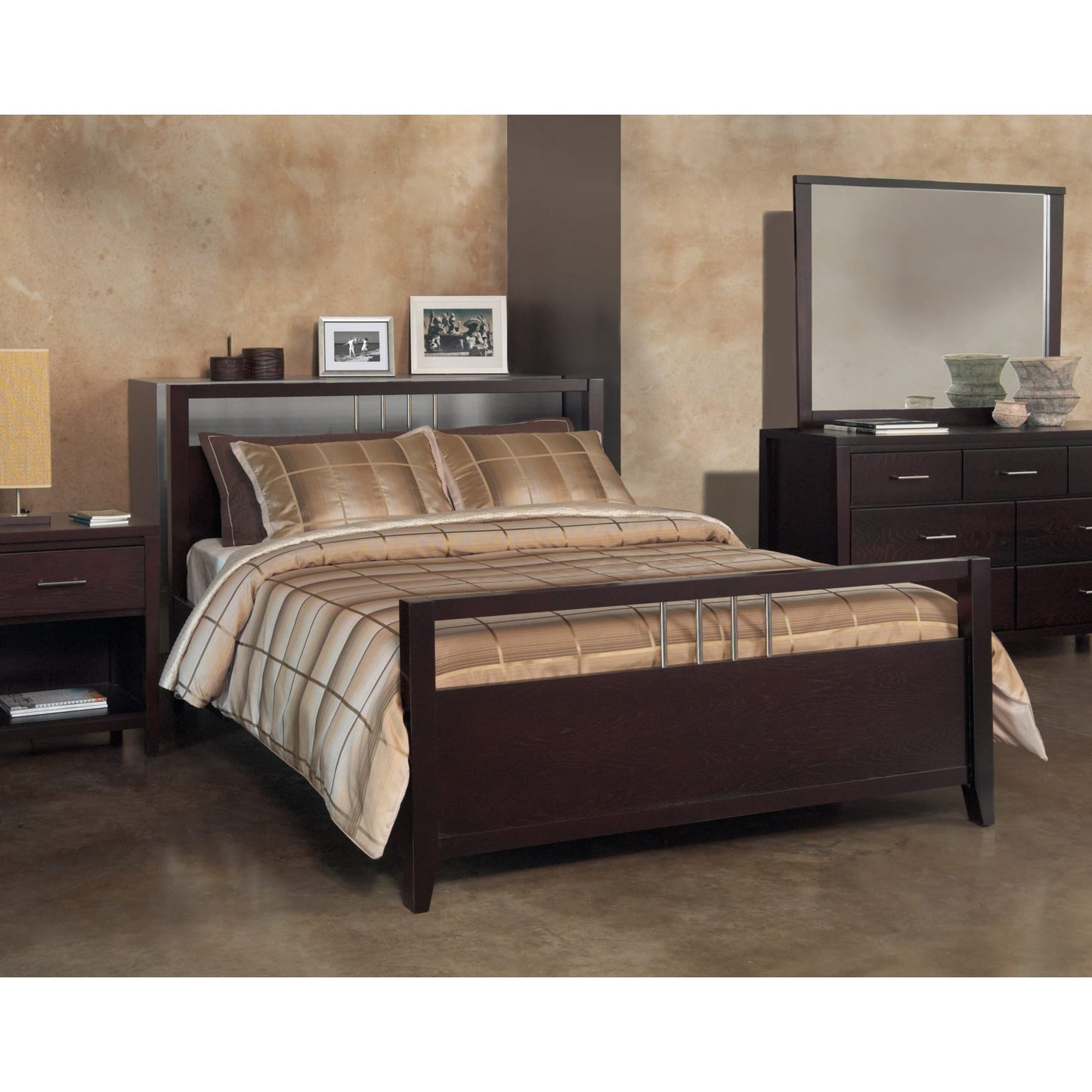 Modus Nevis Platform Storage Bed in Espresso