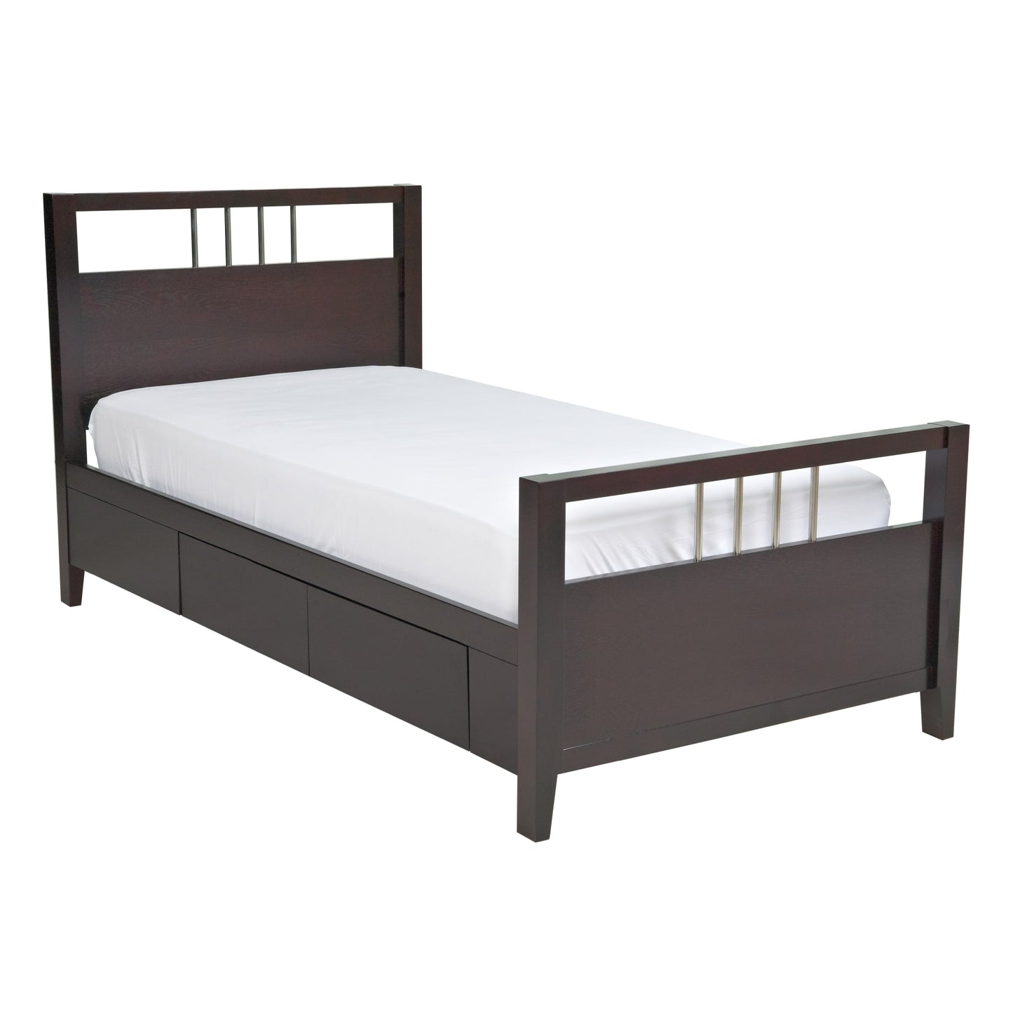 Modus Nevis Platform Storage Bed in Espresso