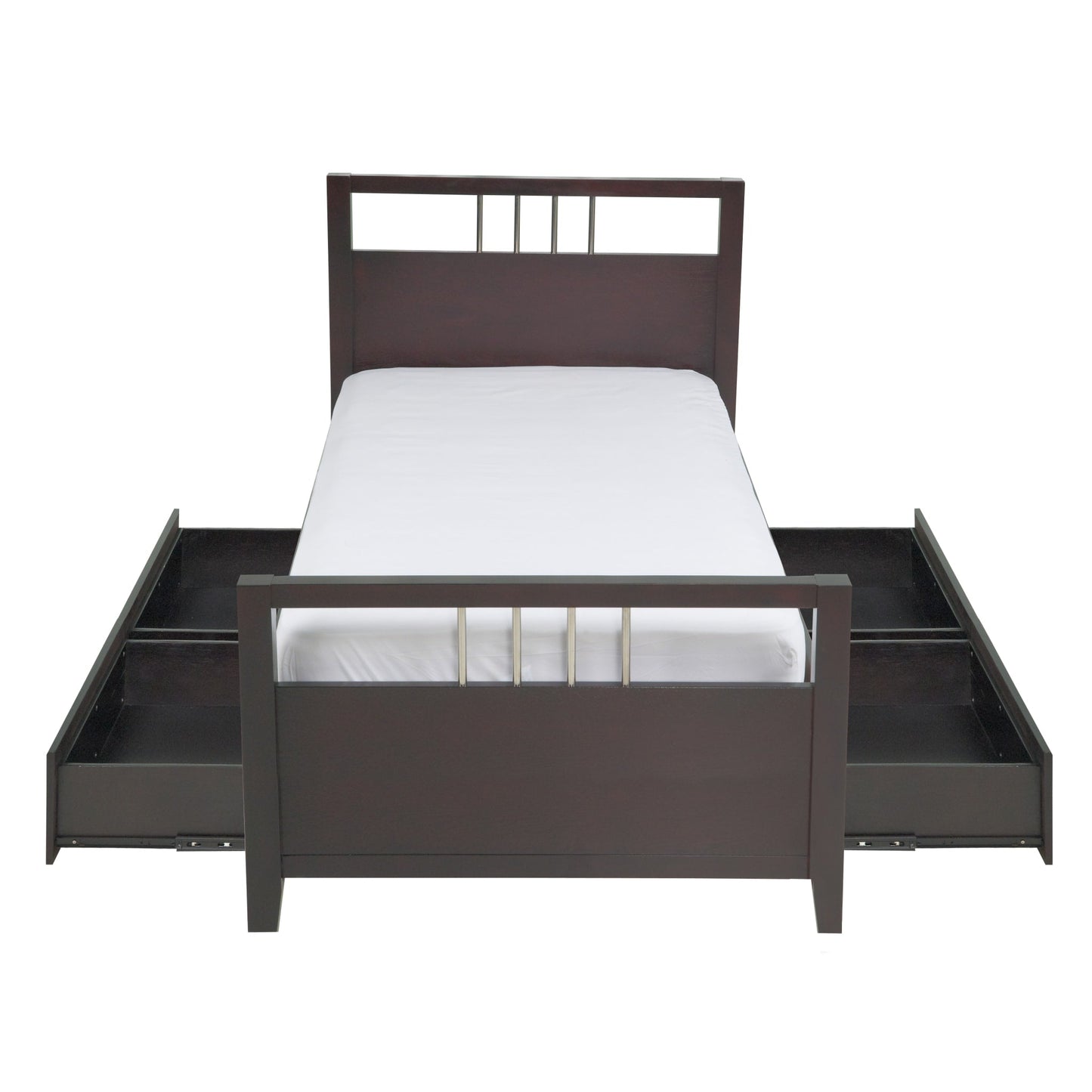 Modus Nevis Platform Storage Bed in Espresso
