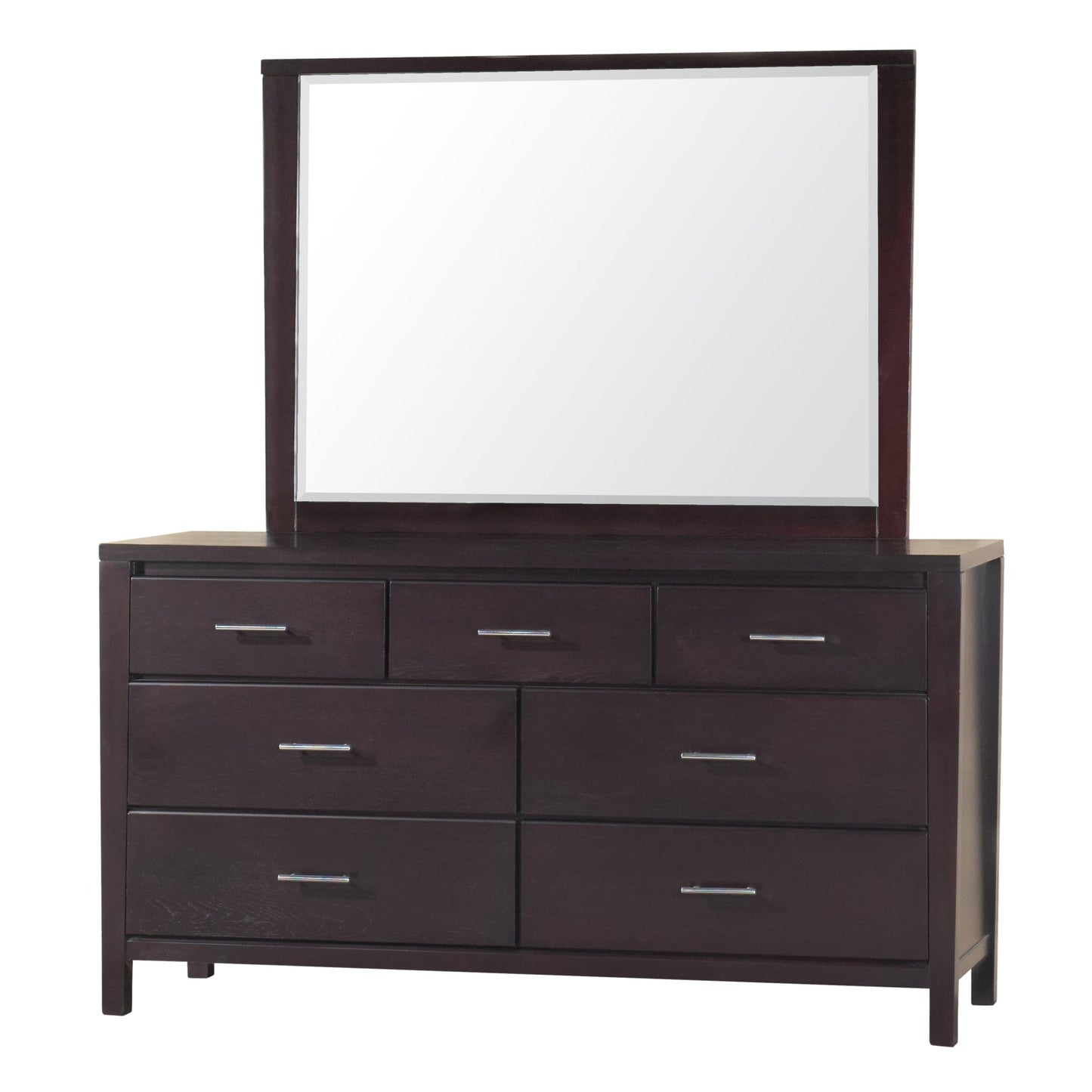 Modus Nevis Seven Drawer Dresser in Espresso