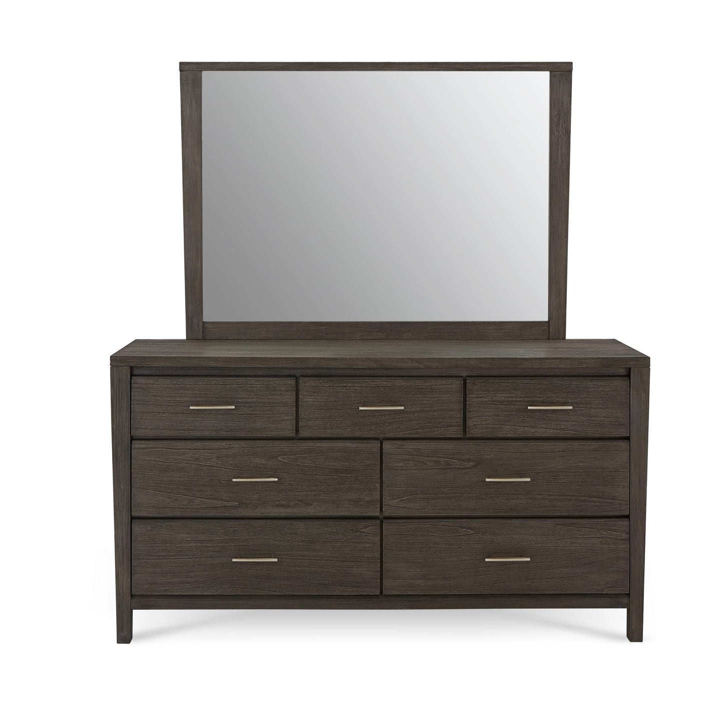 Modus Nevis Seven Drawer Dresser in Sharkskin