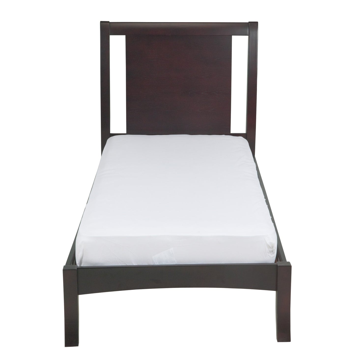 Modus Nevis Wood Sleigh Bed in Espresso