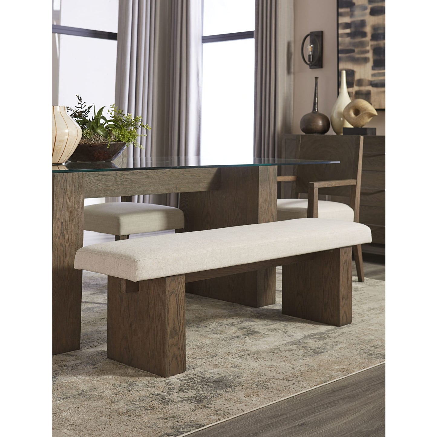 Modus Oakland Bench in Brunette