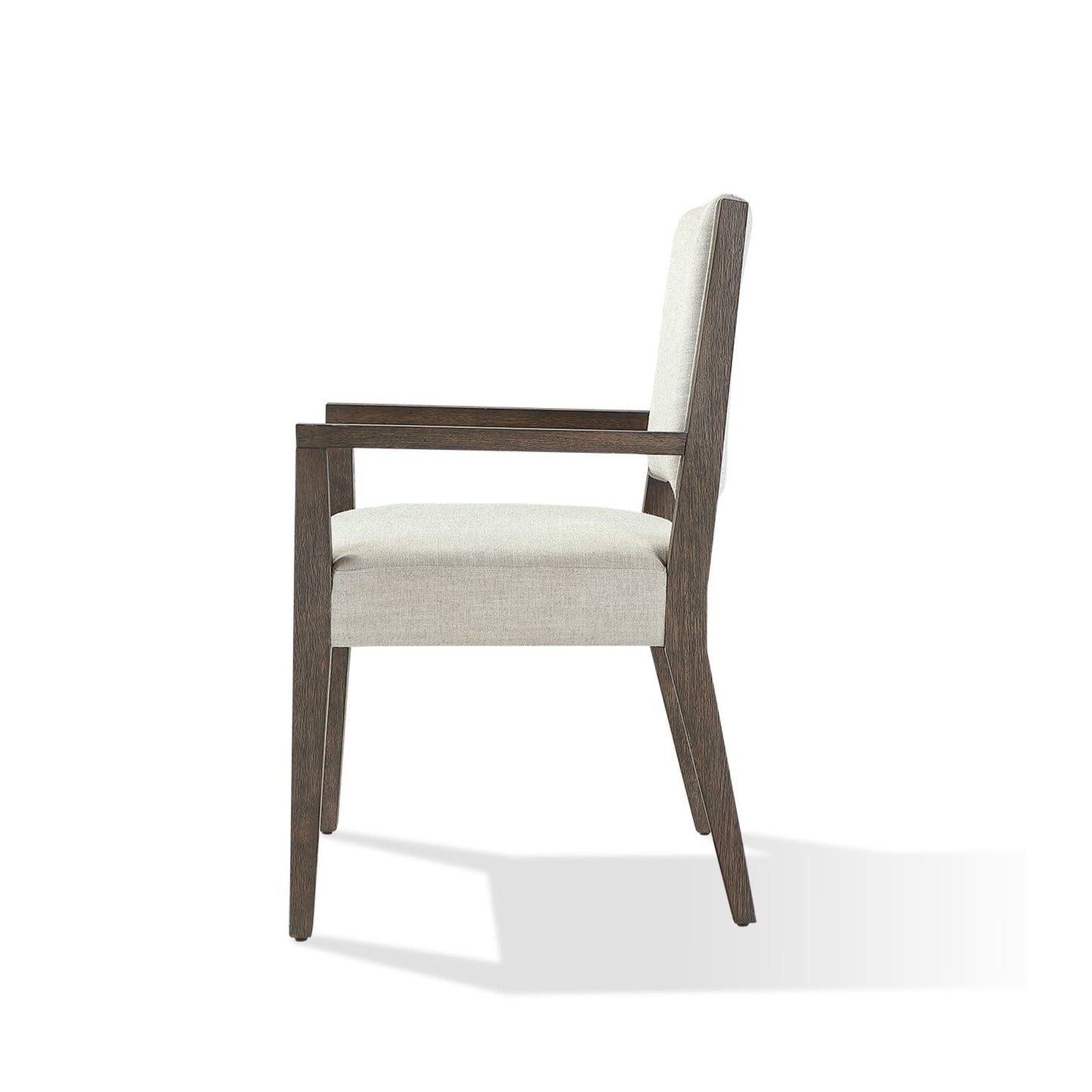 Modus Oakland Upholstered Arm Chair in Brunette