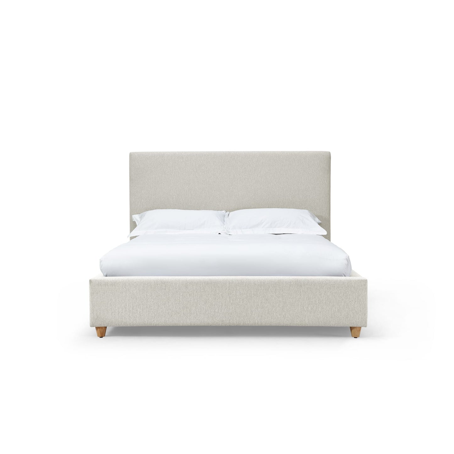 Modus Olivia Upholstered Platform Bed in Ivory