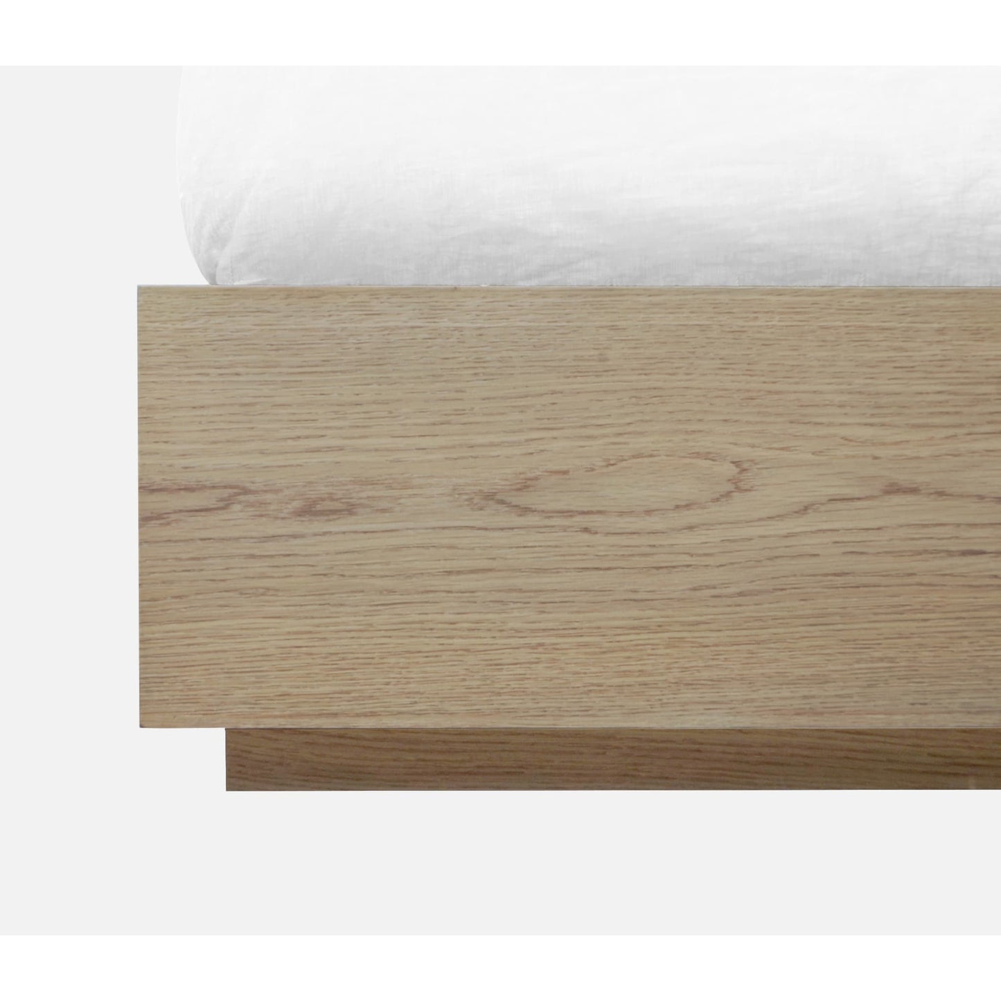 Modus One Coastal Modern Platform Bed in Bisque