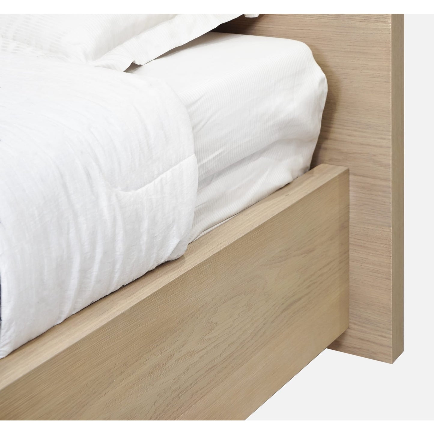 Modus One Coastal Modern Platform Bed in Bisque
