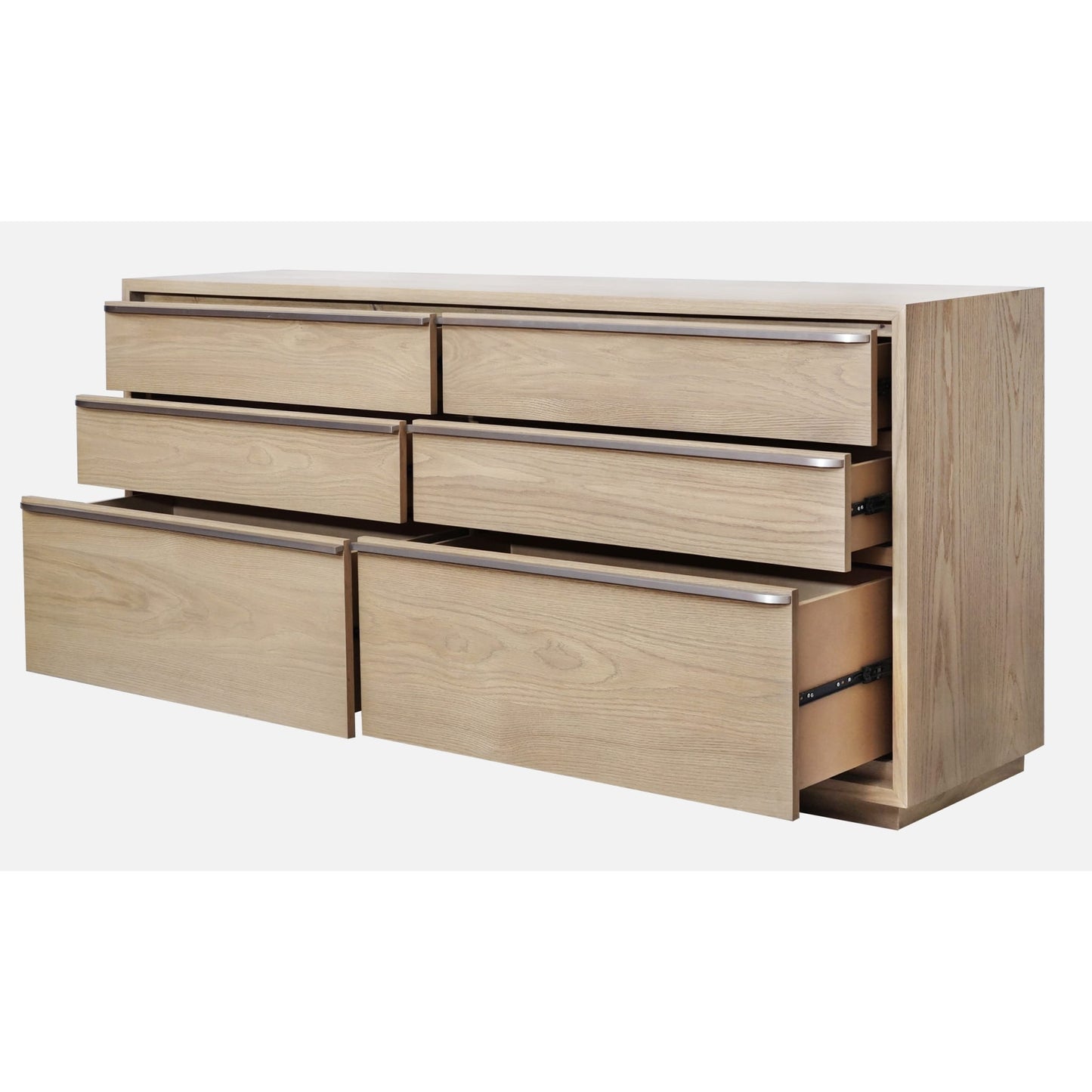 Modus One Coastal Modern Six Drawer Dresser in Bisque
