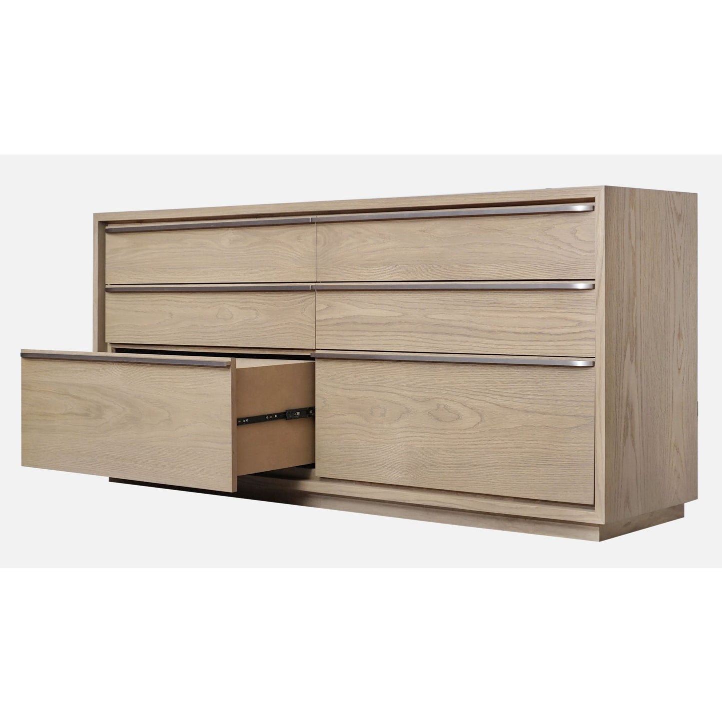 Modus One Coastal Modern Six Drawer Dresser in Bisque