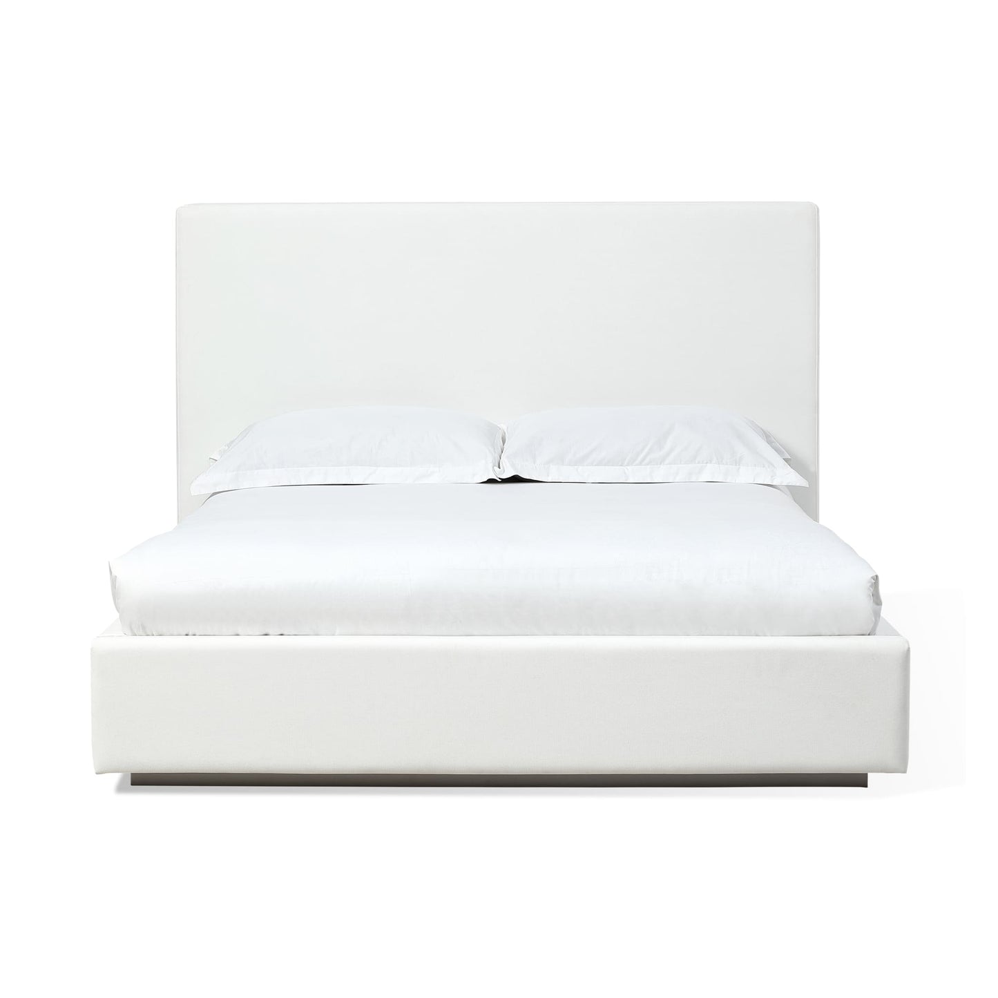 Modus One Upholstered Platform Bed in Pearl