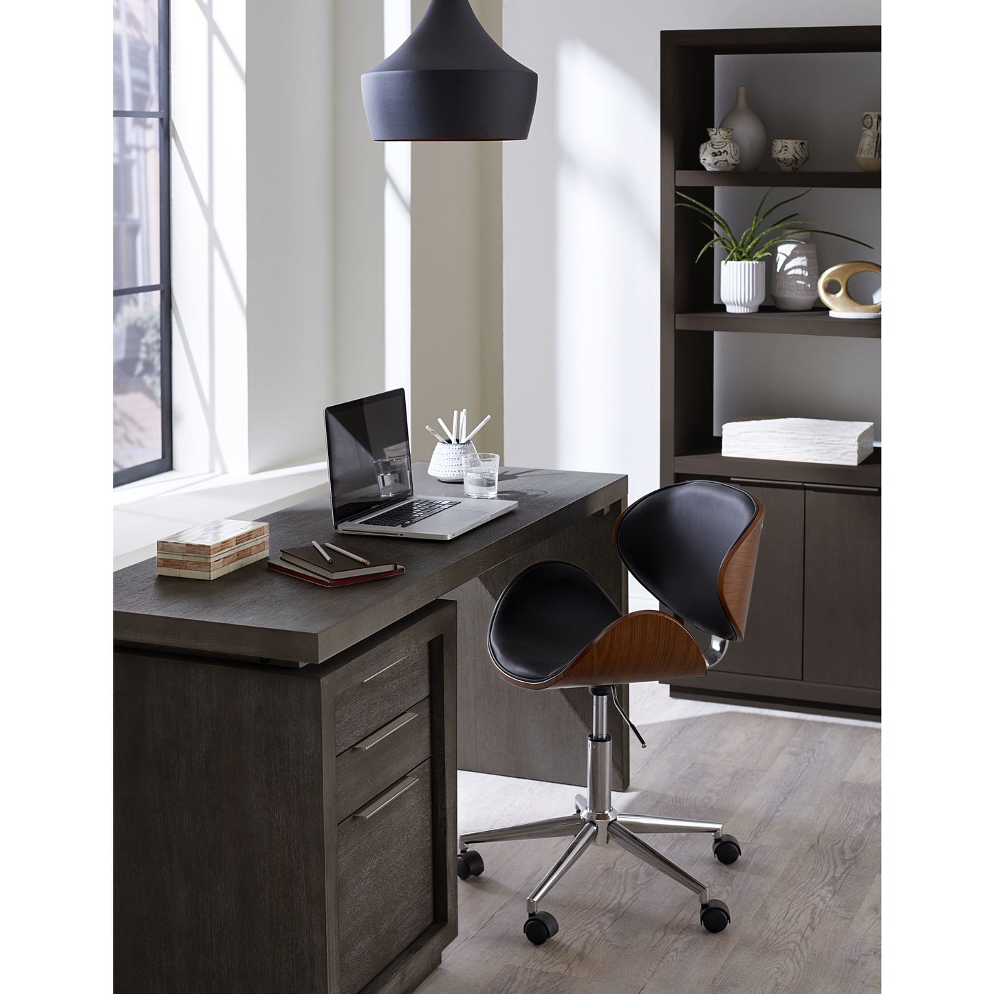 Modus Oxford Bookshelf in Basalt Grey
