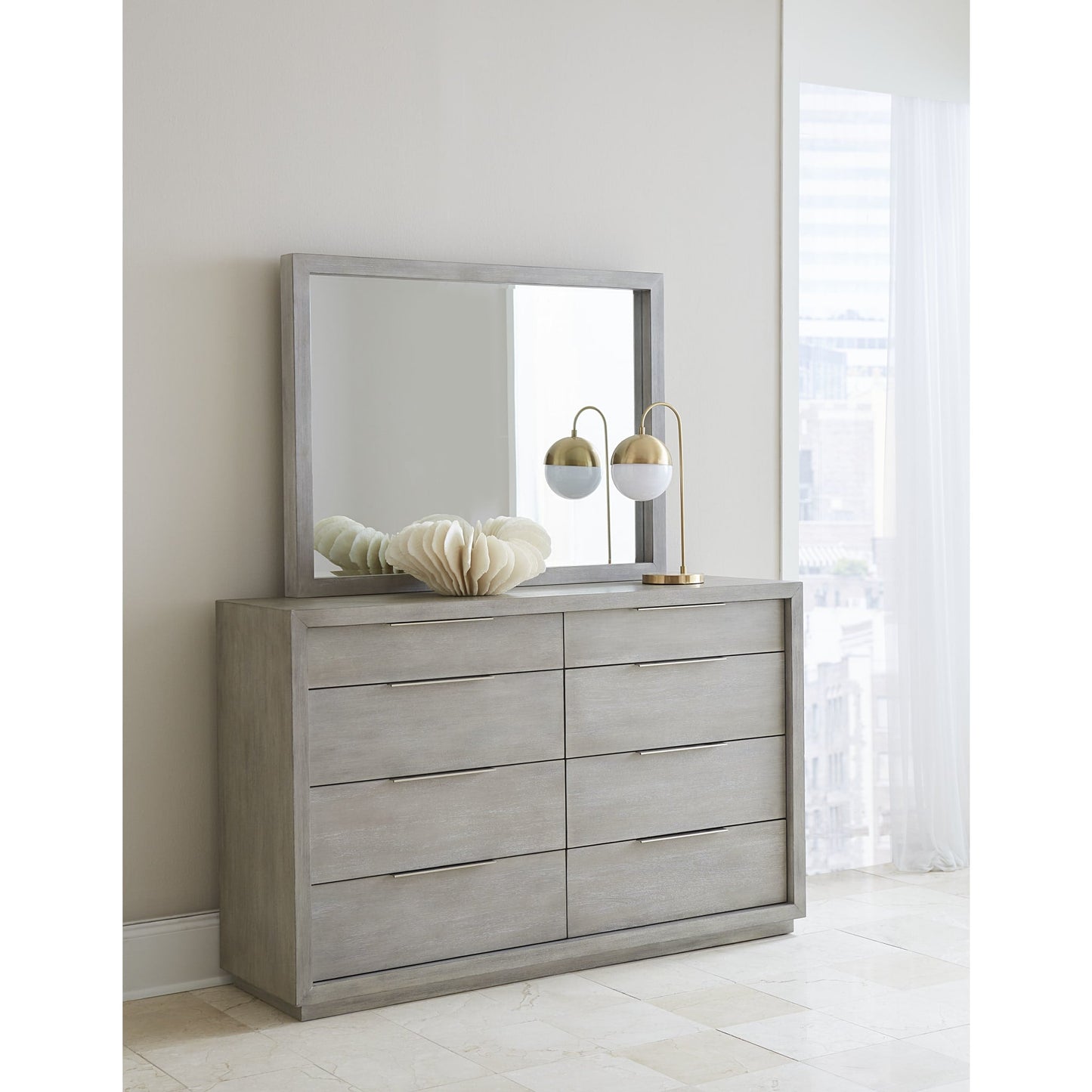 Modus Oxford Eight-Drawer Dresser in Mineral