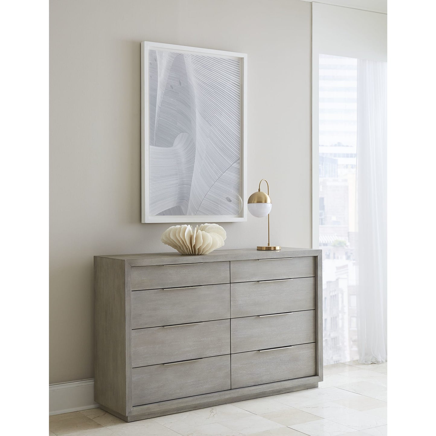 Modus Oxford Eight-Drawer Dresser in Mineral