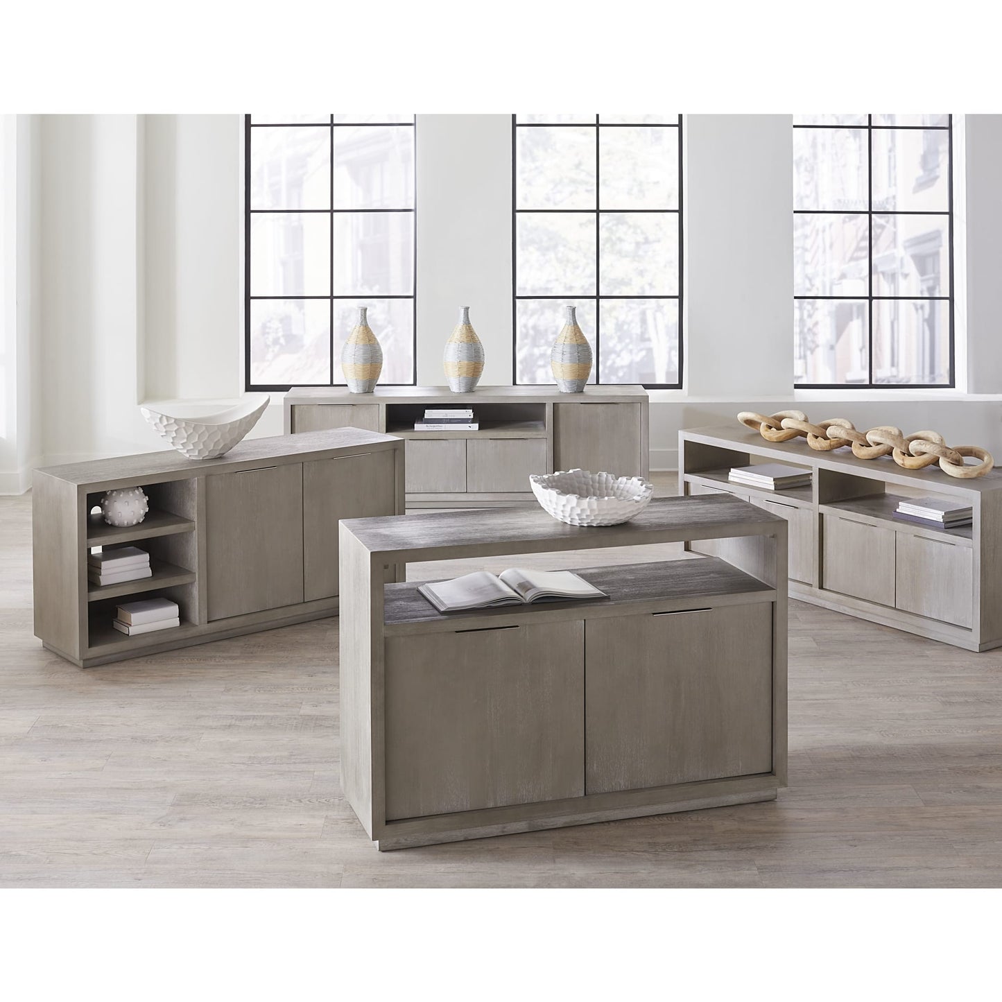 Modus Oxford Media Console 74 inch in Mineral