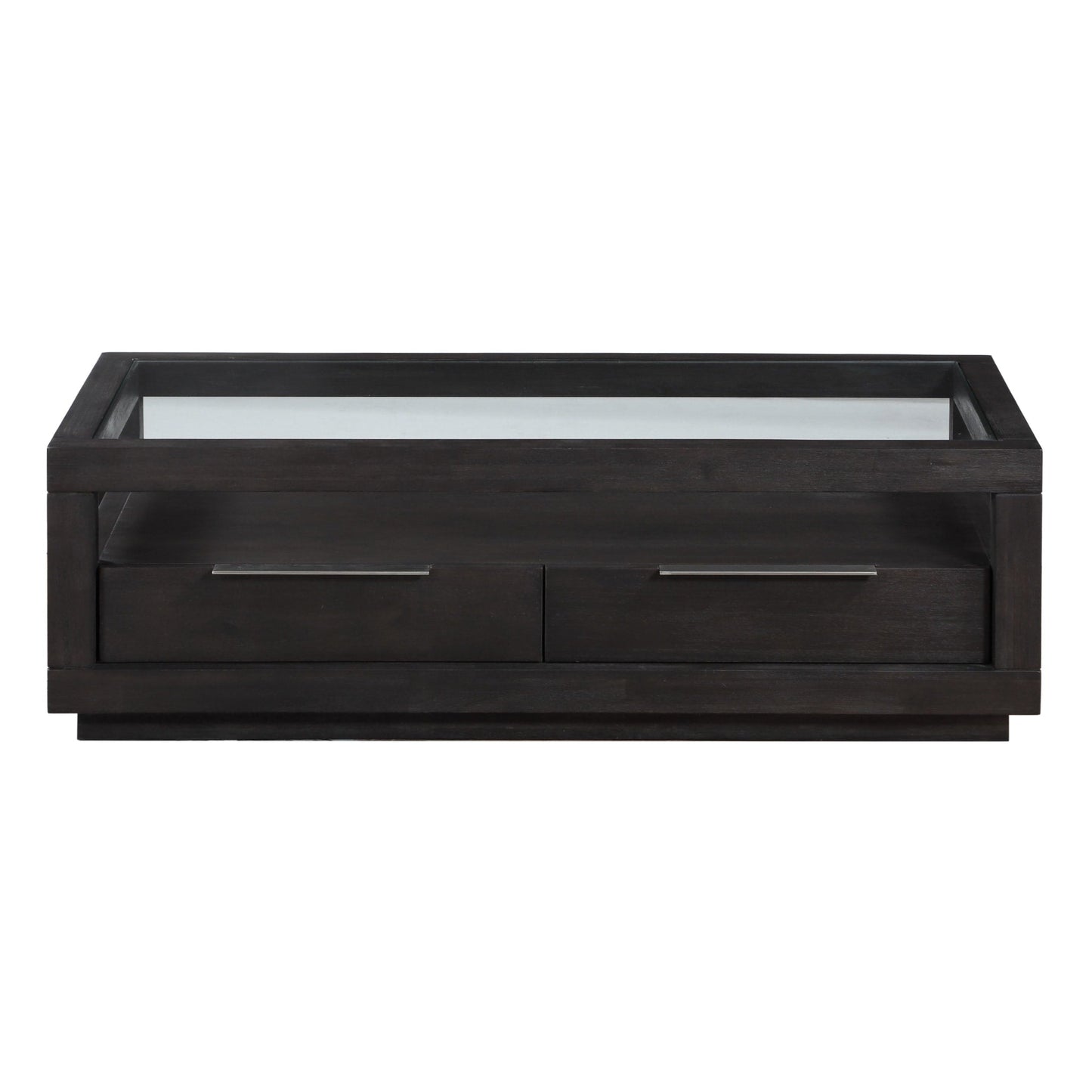 Modus Modus Oxford Two Drawer Rectangular Coffee Table in Basalt Grey