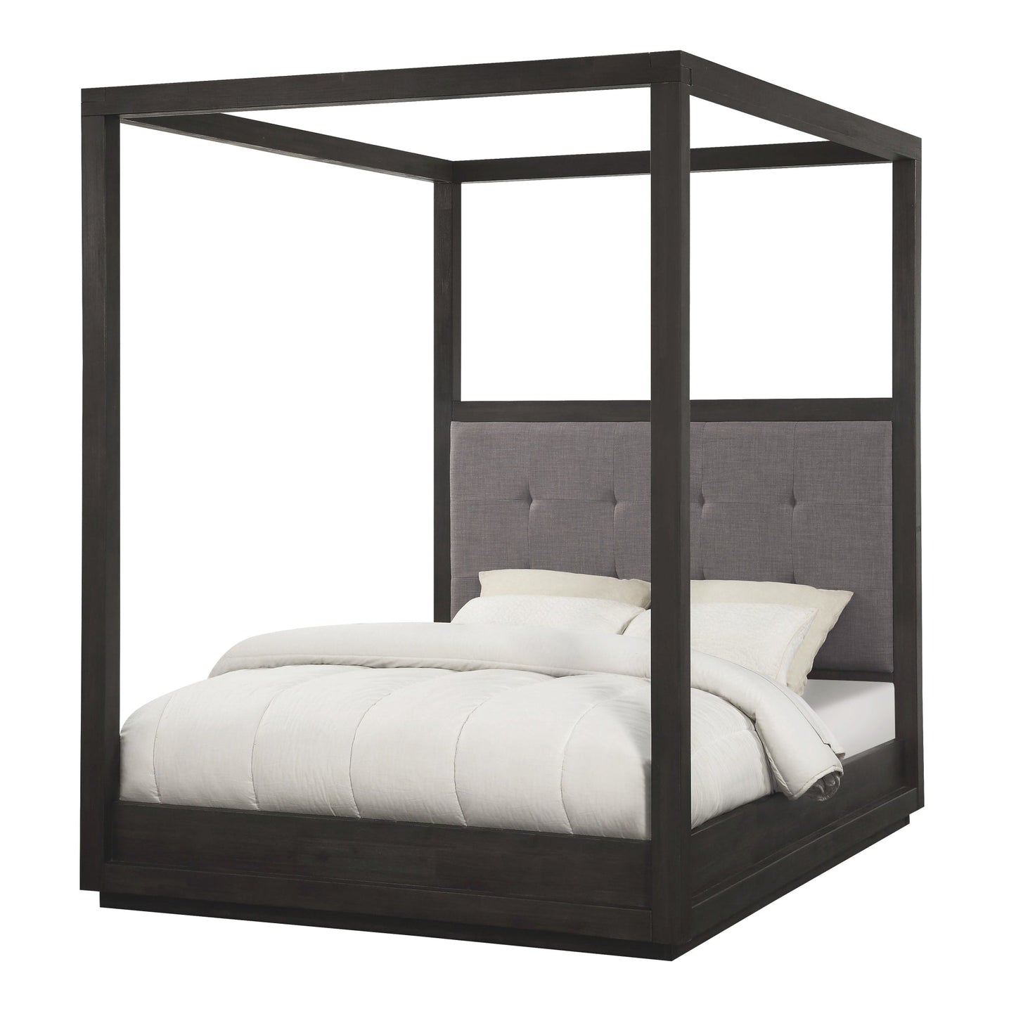 Modus Oxford Upholstered Canopy Bed in Dolphin