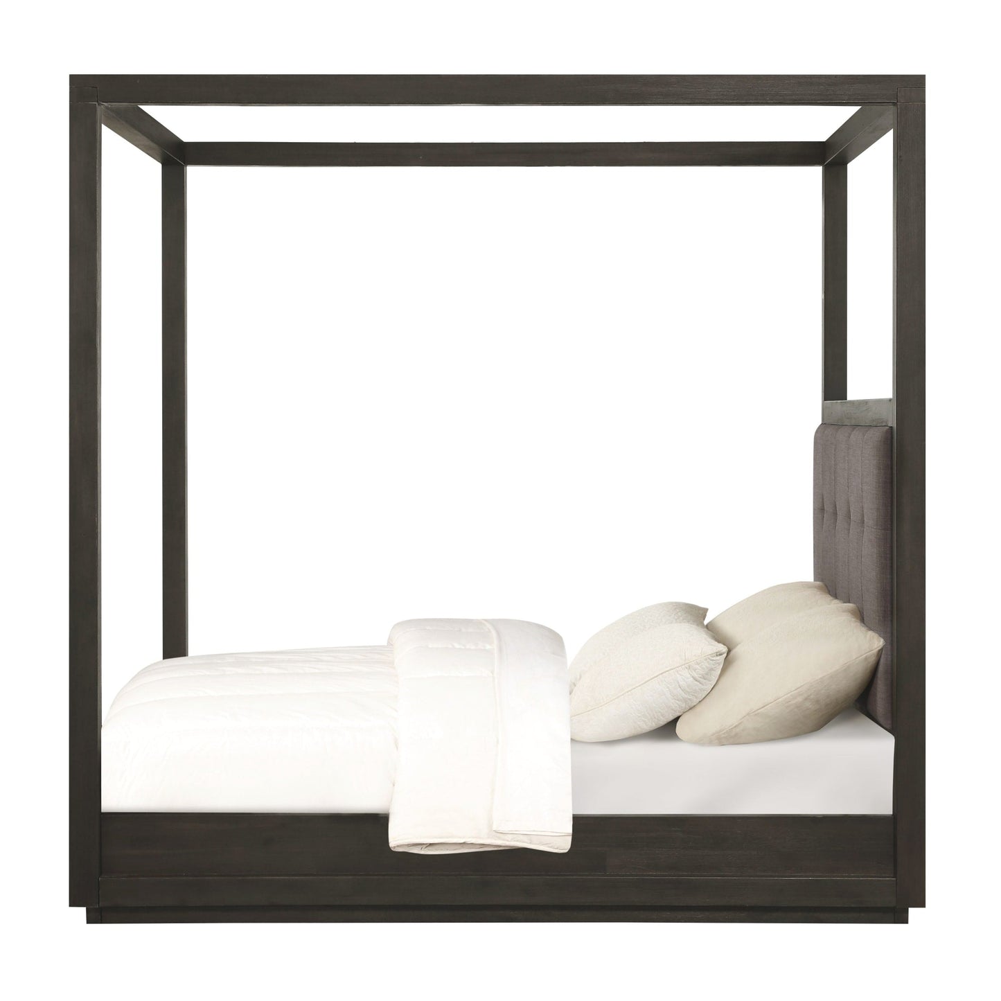 Modus Oxford Upholstered Canopy Bed in Dolphin