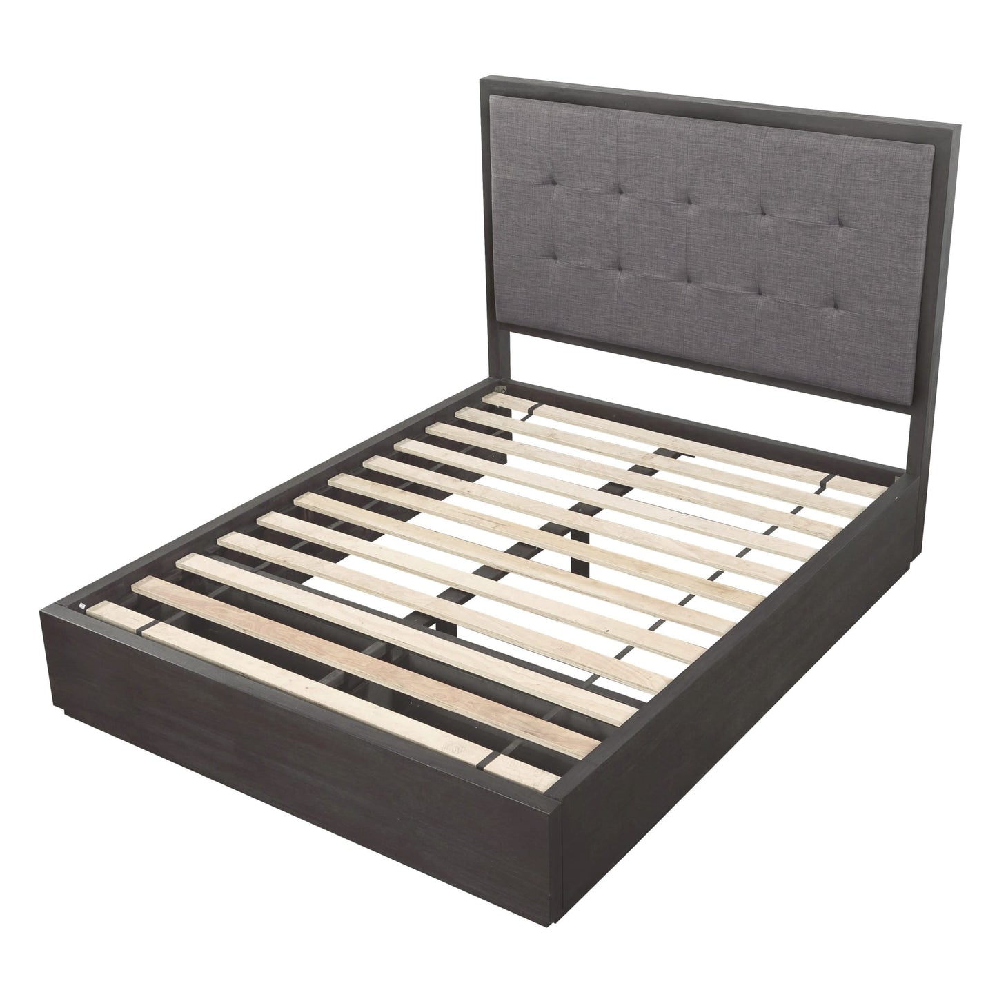 Modus Oxford Upholstered Footboard Storage Bed in Dolphin