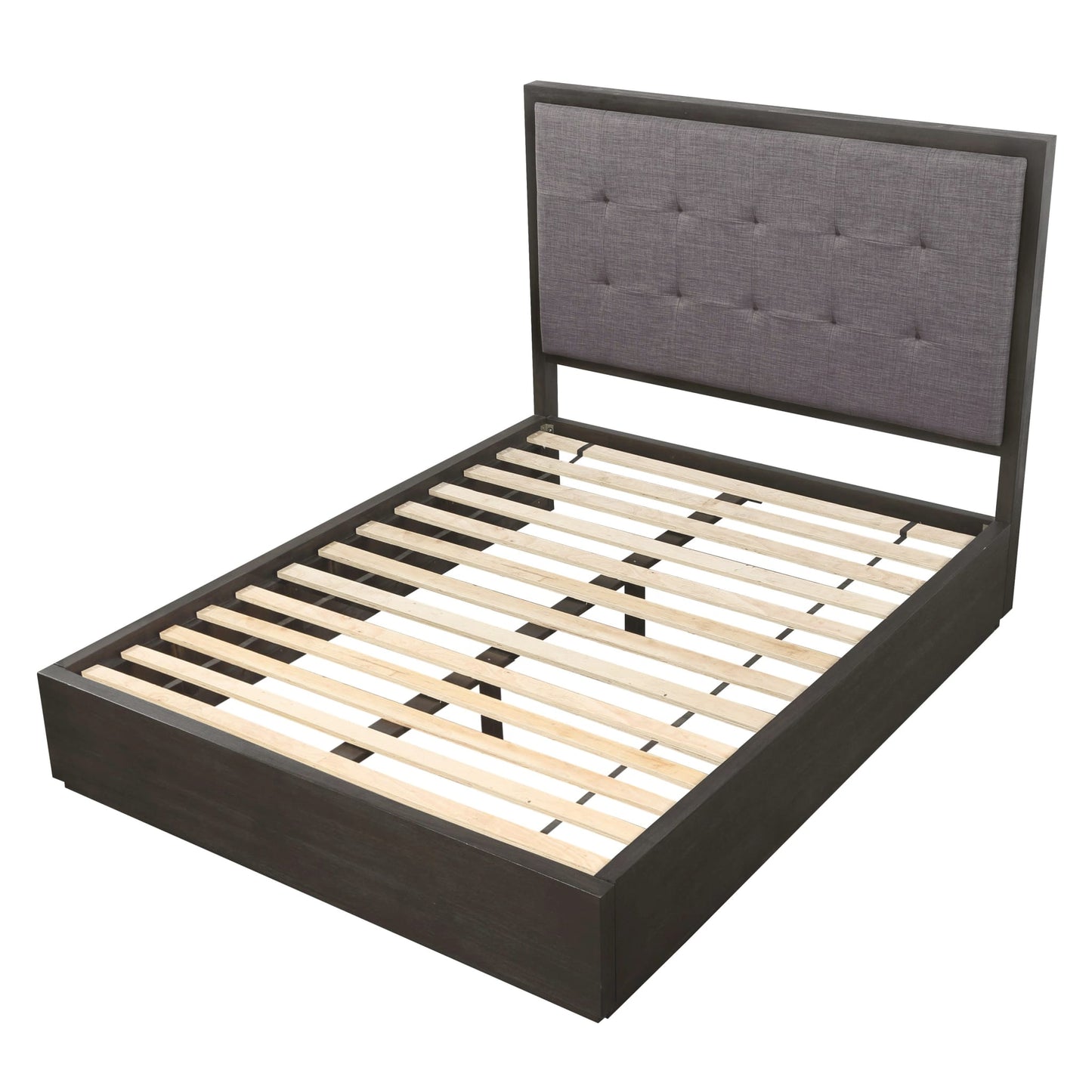 Modus Oxford Upholstered Platform Bed in Dolphin