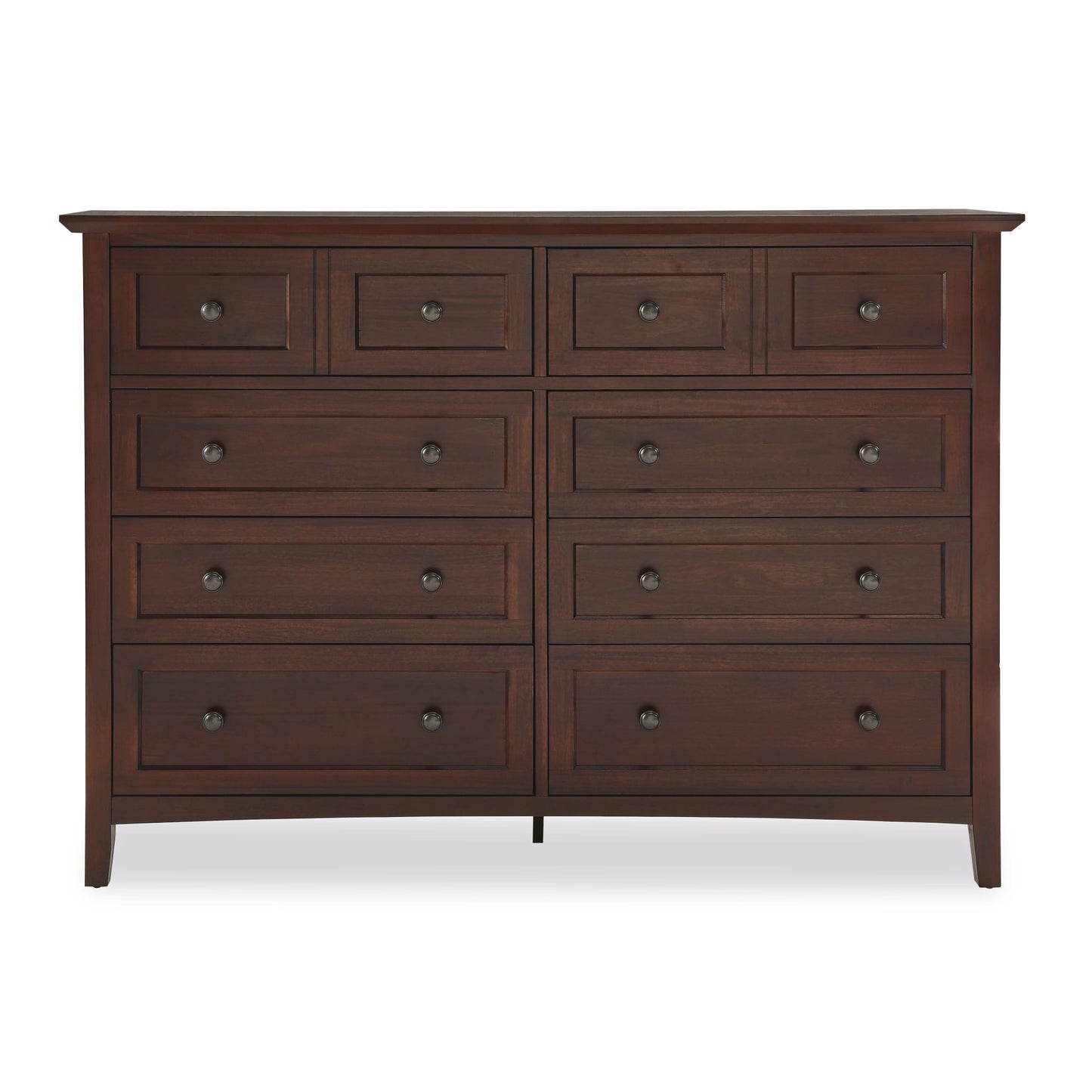 Modus Paragon Eight Drawer Dresser in Truffle