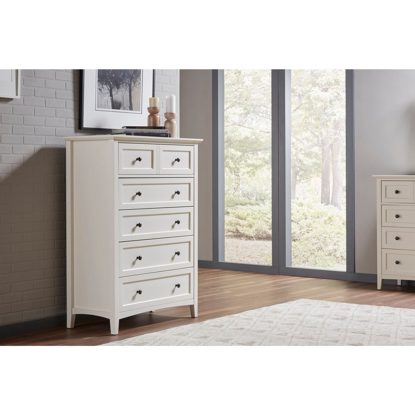 Modus Modus Modus Paragon Five Drawer Chest in White