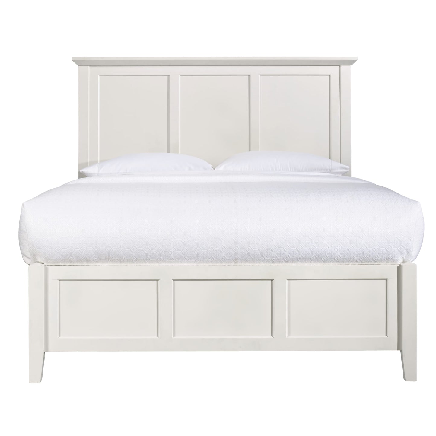 Modus Paragon Four Drawer Wood Storage Bed in White