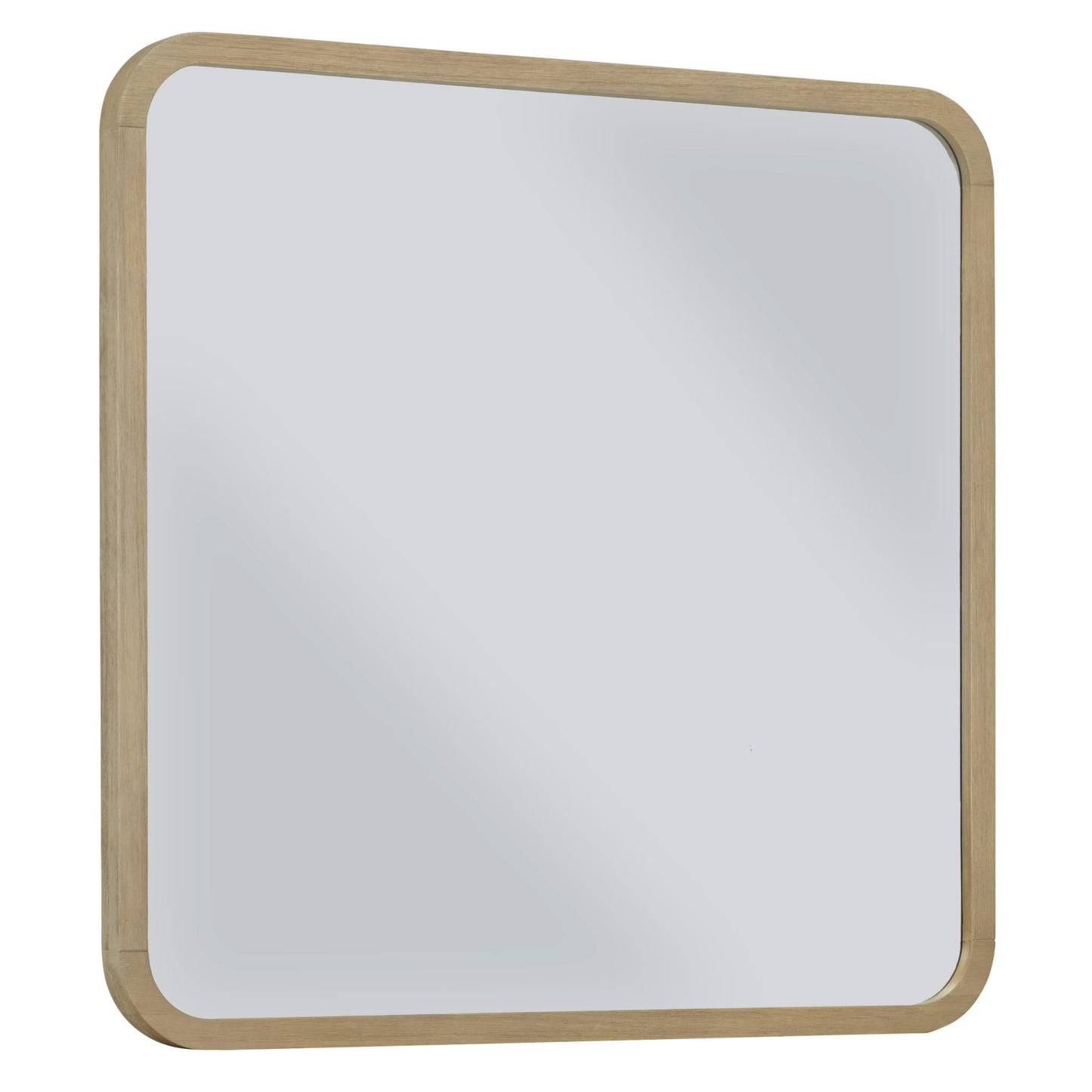 Modus Penny Beveled Glass Wall or Dresser Mirror in Buff Cream