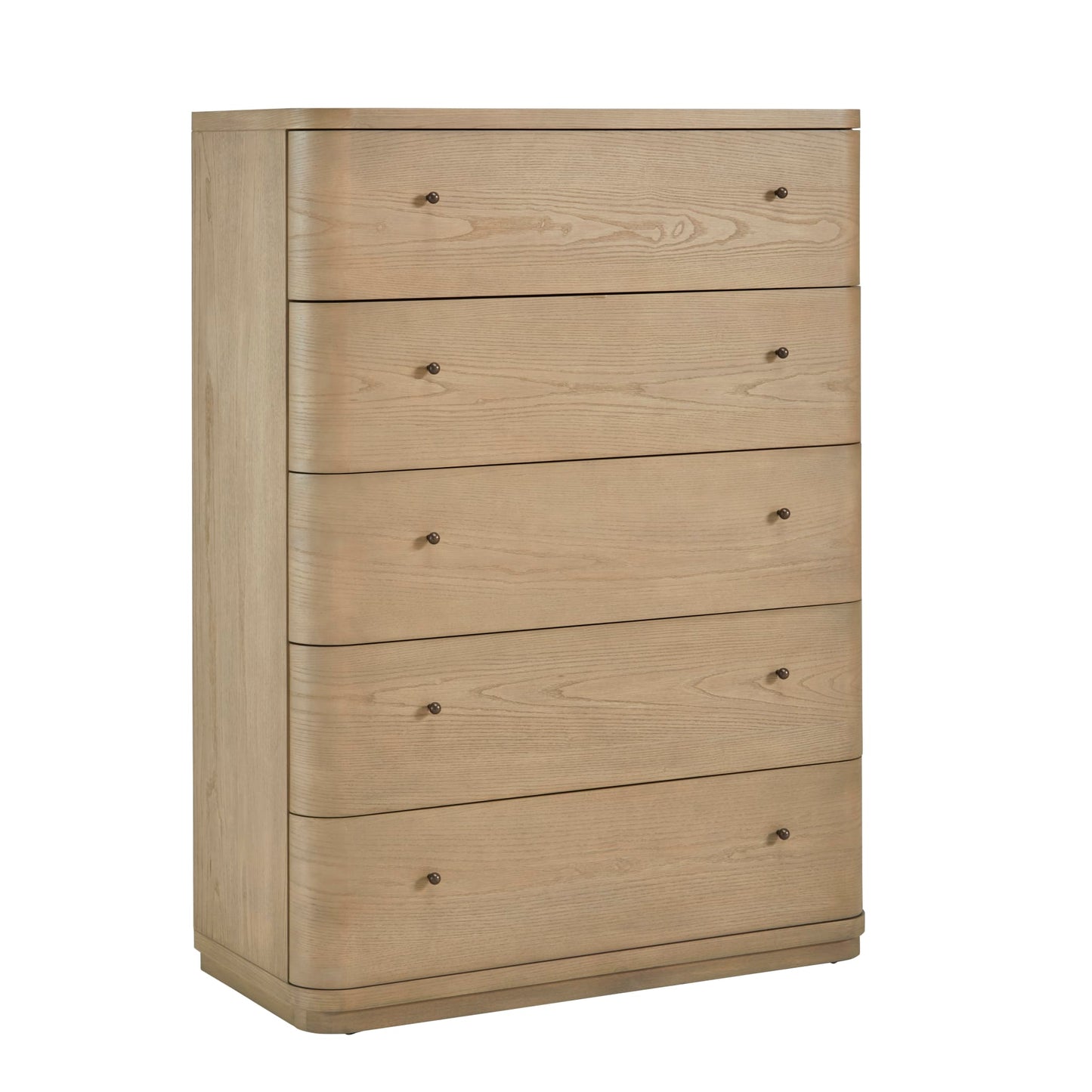 Modus Modus Modus Penny Five Drawer White Ash Chest in Buff Cream