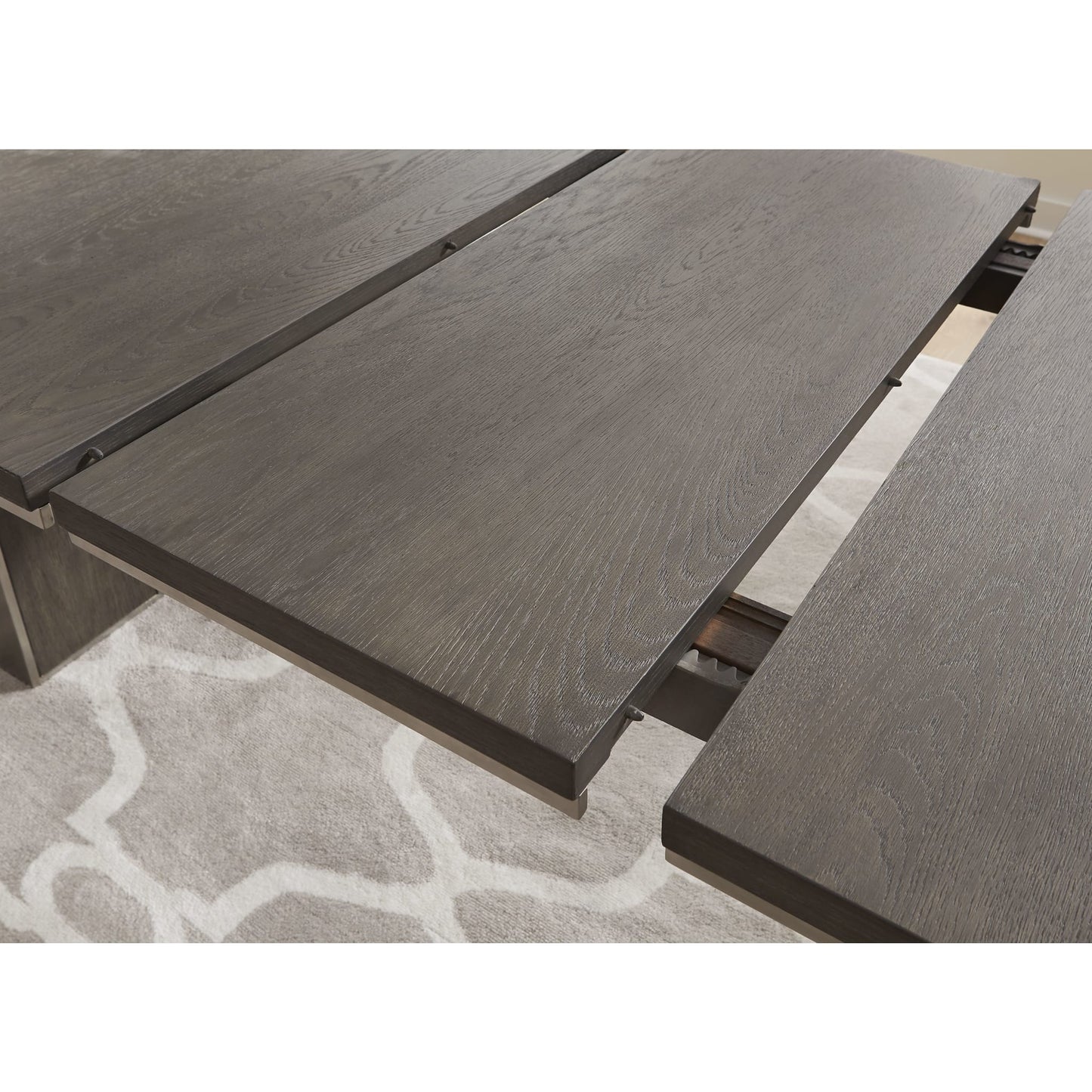 Modus Plata Extension Dining Table in Thunder Grey