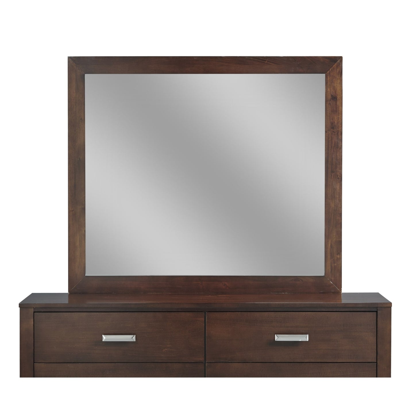 Modus Riva Mirror in Chocolate Brown