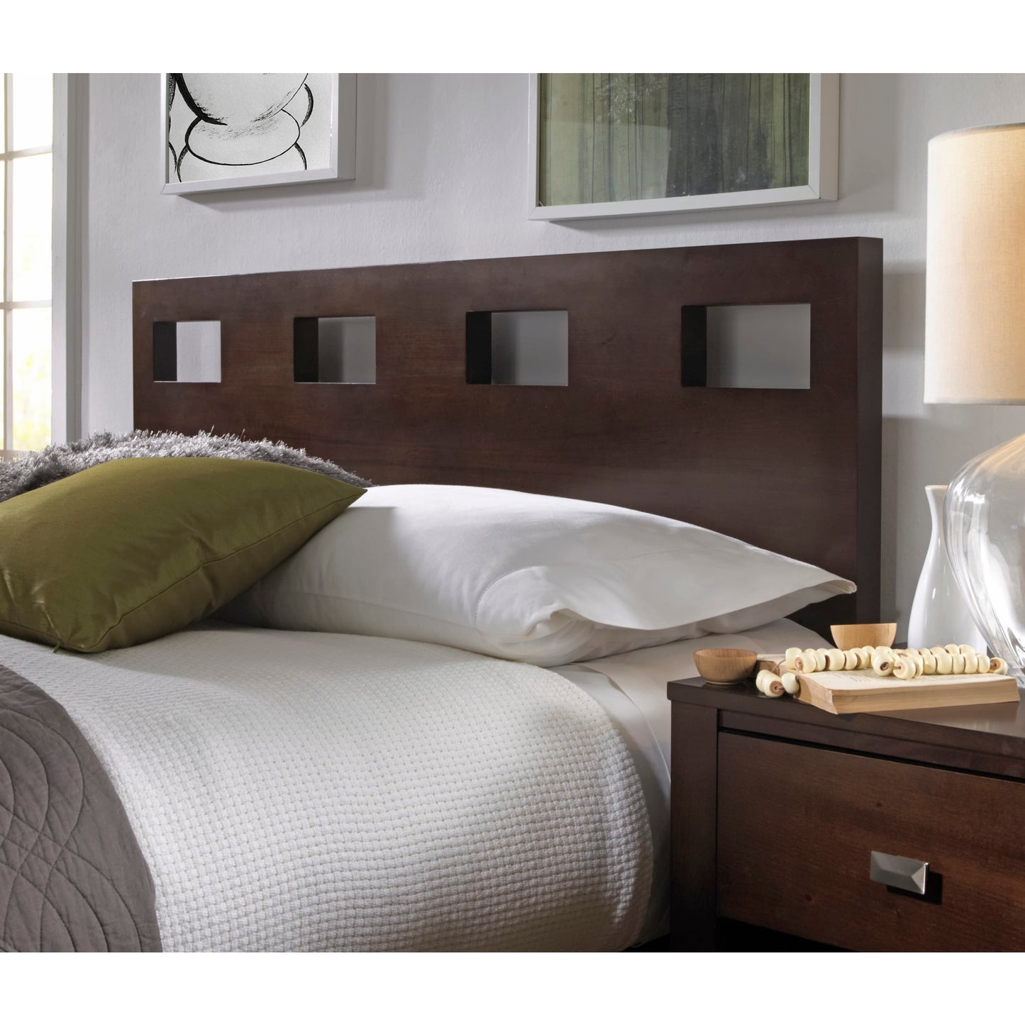 Modus Riva Wood Bed in Chocolate Brown