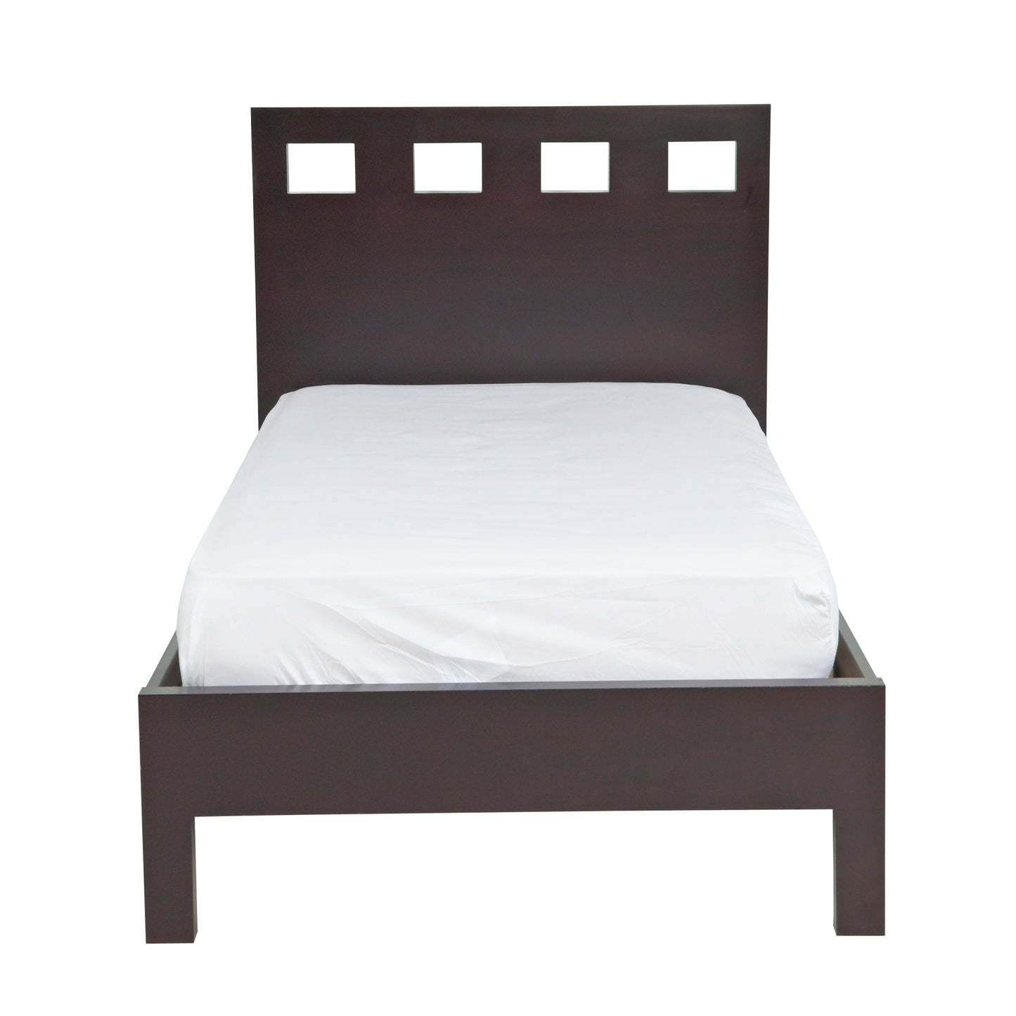 Modus Riva Wood Platform Bed in Espresso