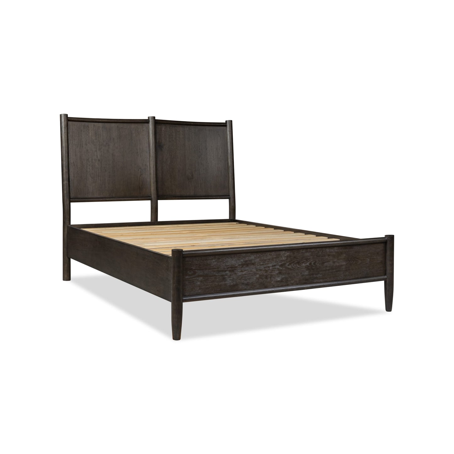 Modus Rockport Oak Wood Platform Bed in Yin