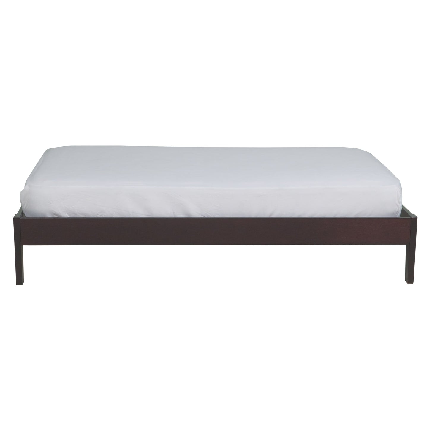 Modus Simple Wood Platform Bed in Espresso