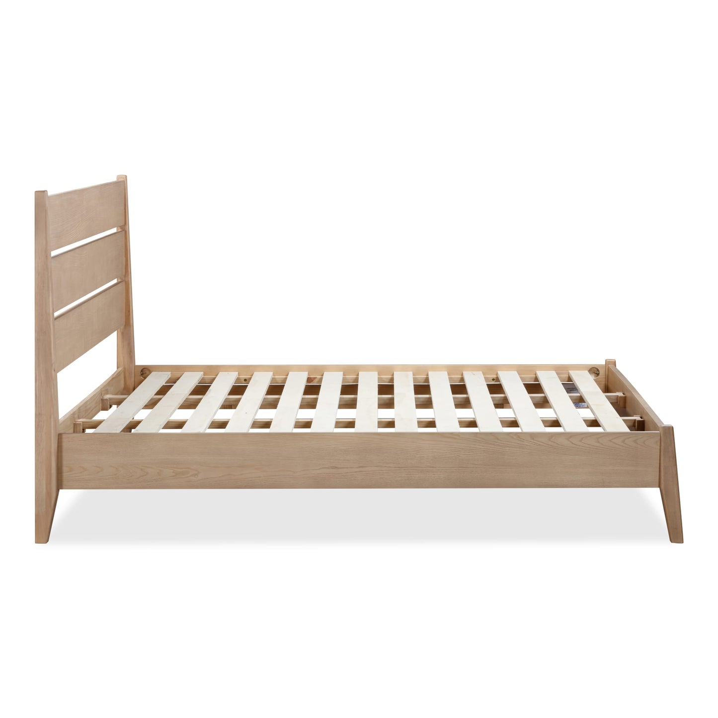 Modus Sumire Slatted Ash Wood Platform Bed in Ginger