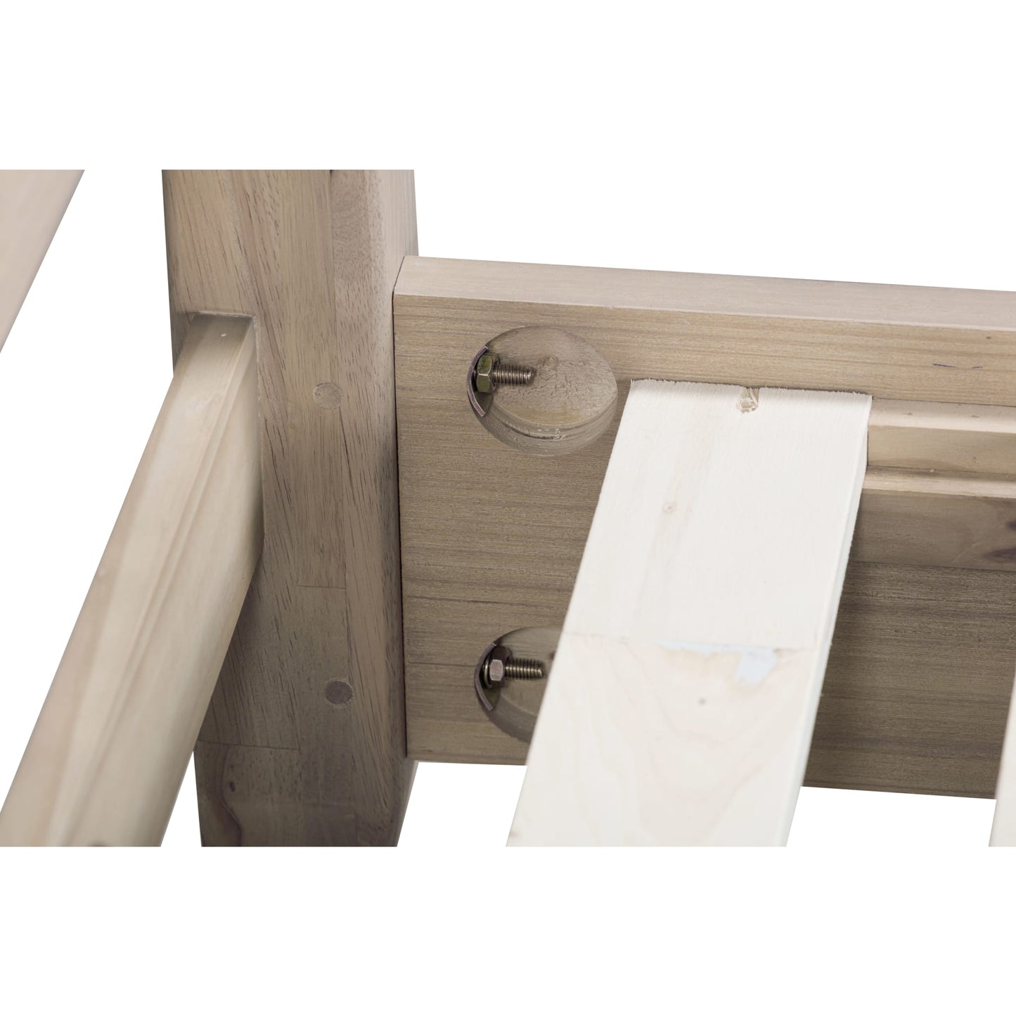 Modus Sumire Slatted Ash Wood Platform Bed in Ginger