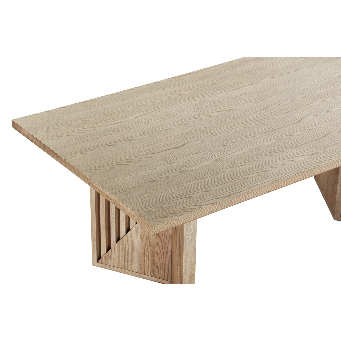 Modus Sumner Double Pedestal Oak Dining Table in Natural