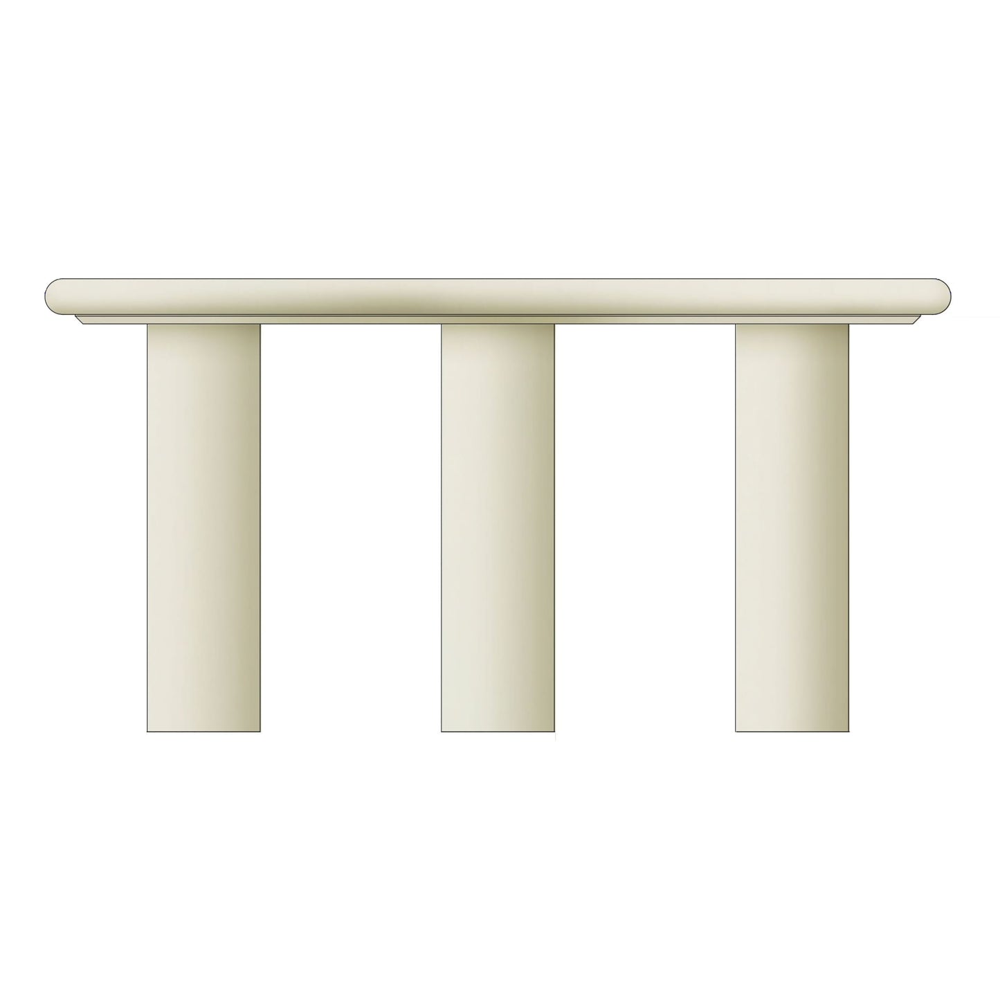 Modus Sven Wooden Console Table in Rice