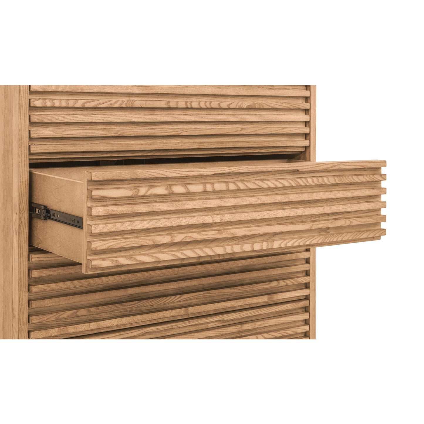 Modus Modus Modus Tanner Five Drawer Ash Wood Chest in Flaxen